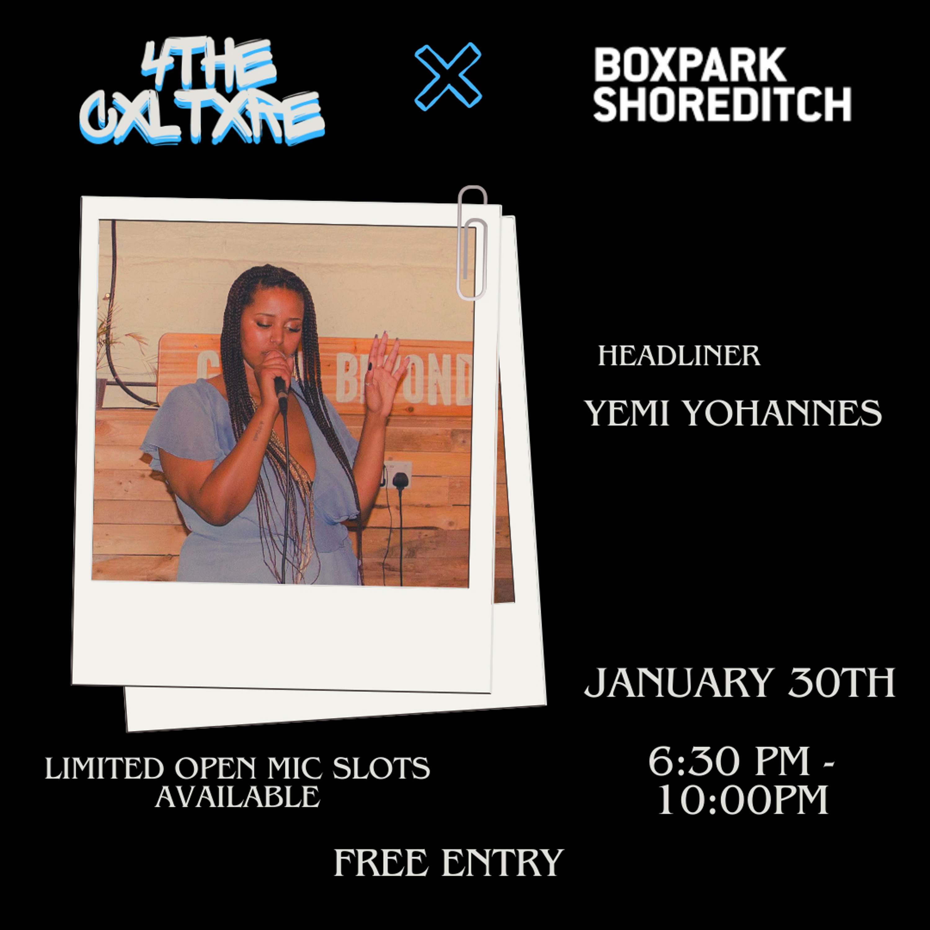 4TheCxltxre Networking & Open Mic by Asante Miya