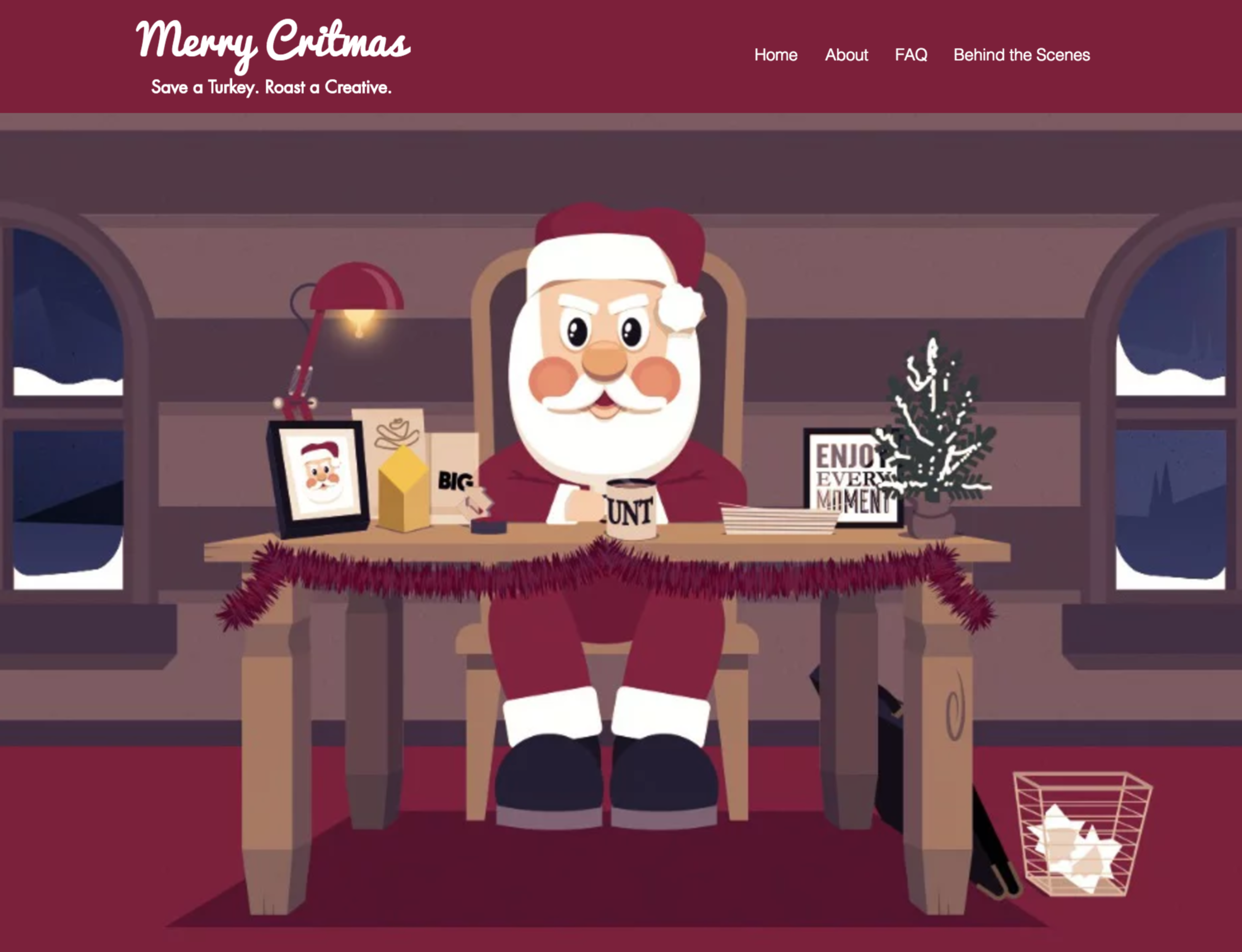 Merry Critmas by Alex Goddard