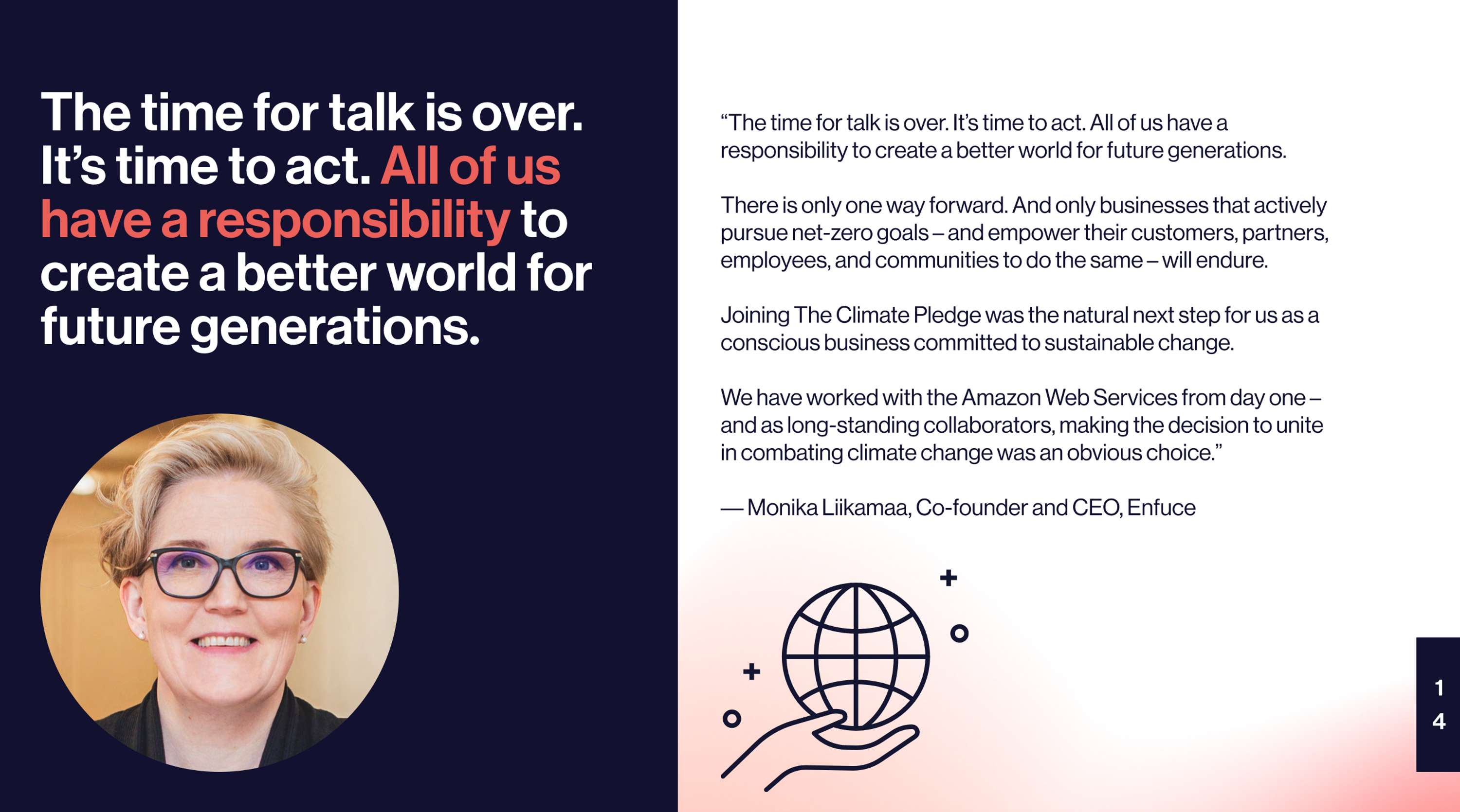 Enfuce ESG report 2022 by Trish Elms