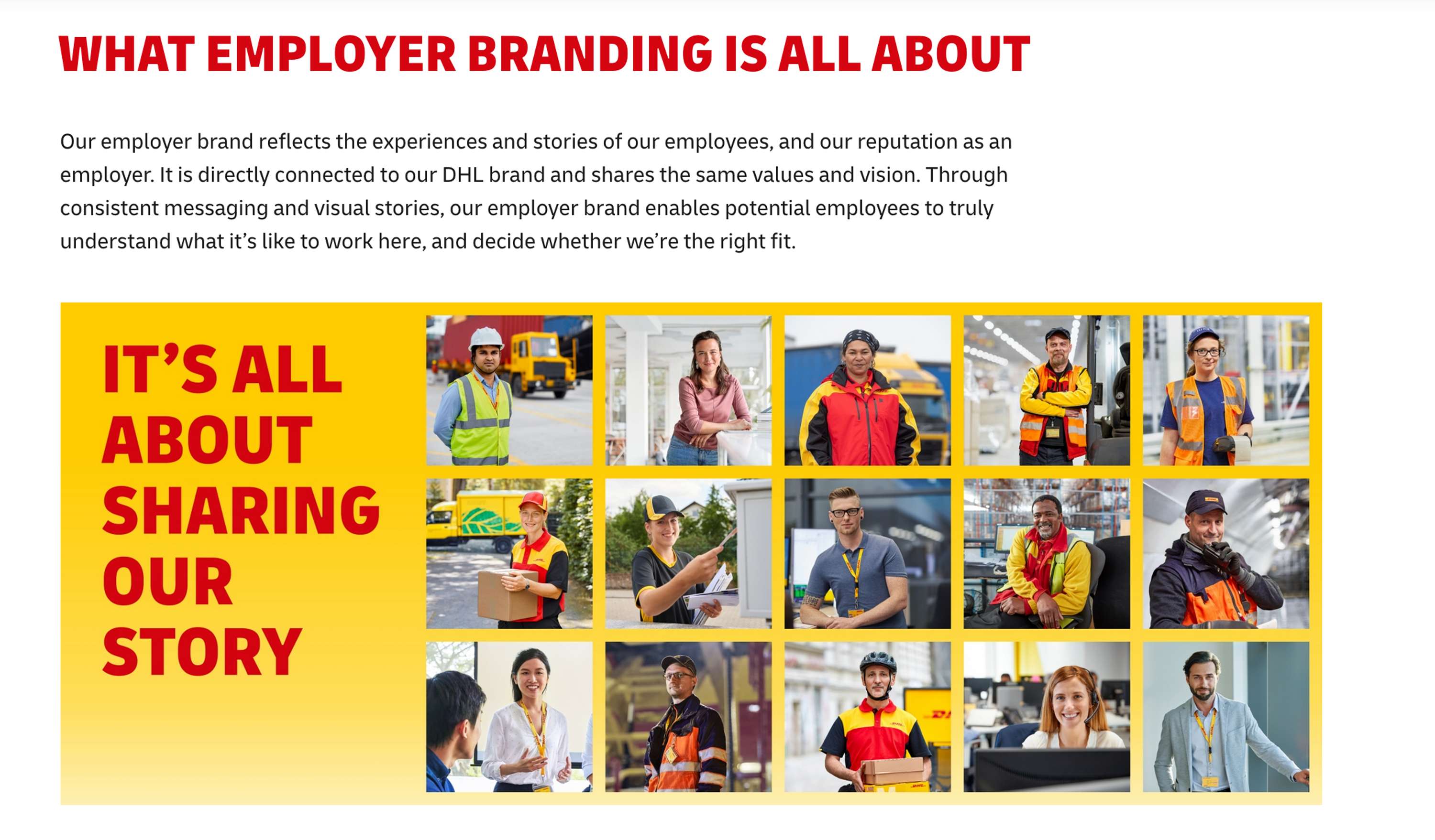 DHL Employer Branding guide by Trish Elms