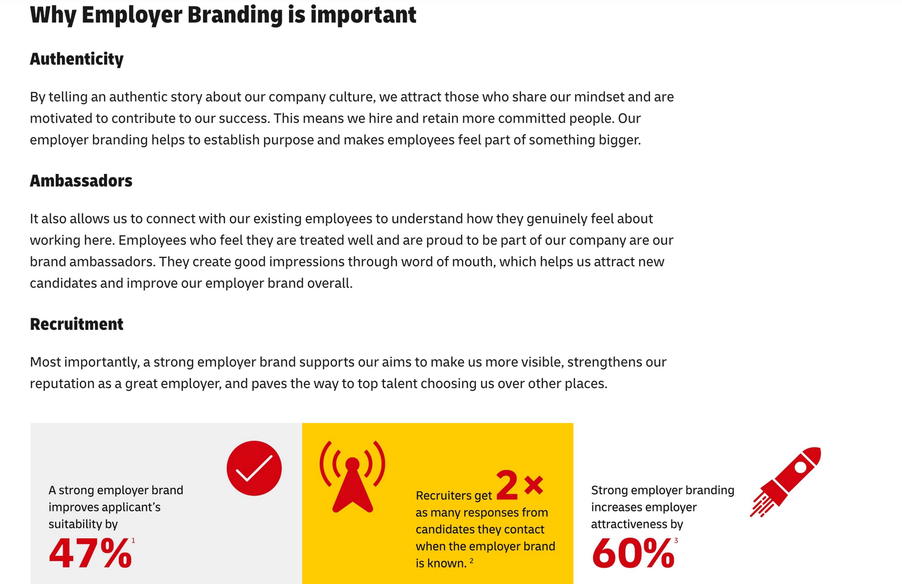 DHL Employer Branding guide by Trish Elms