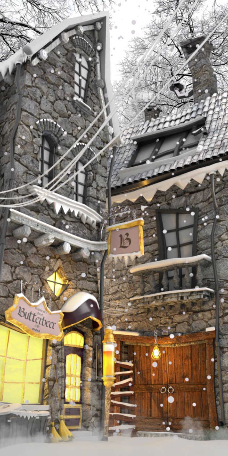 Bigrock Master CG XIII - Texturing and Shading of Diagon Alley by Alessandro Aru