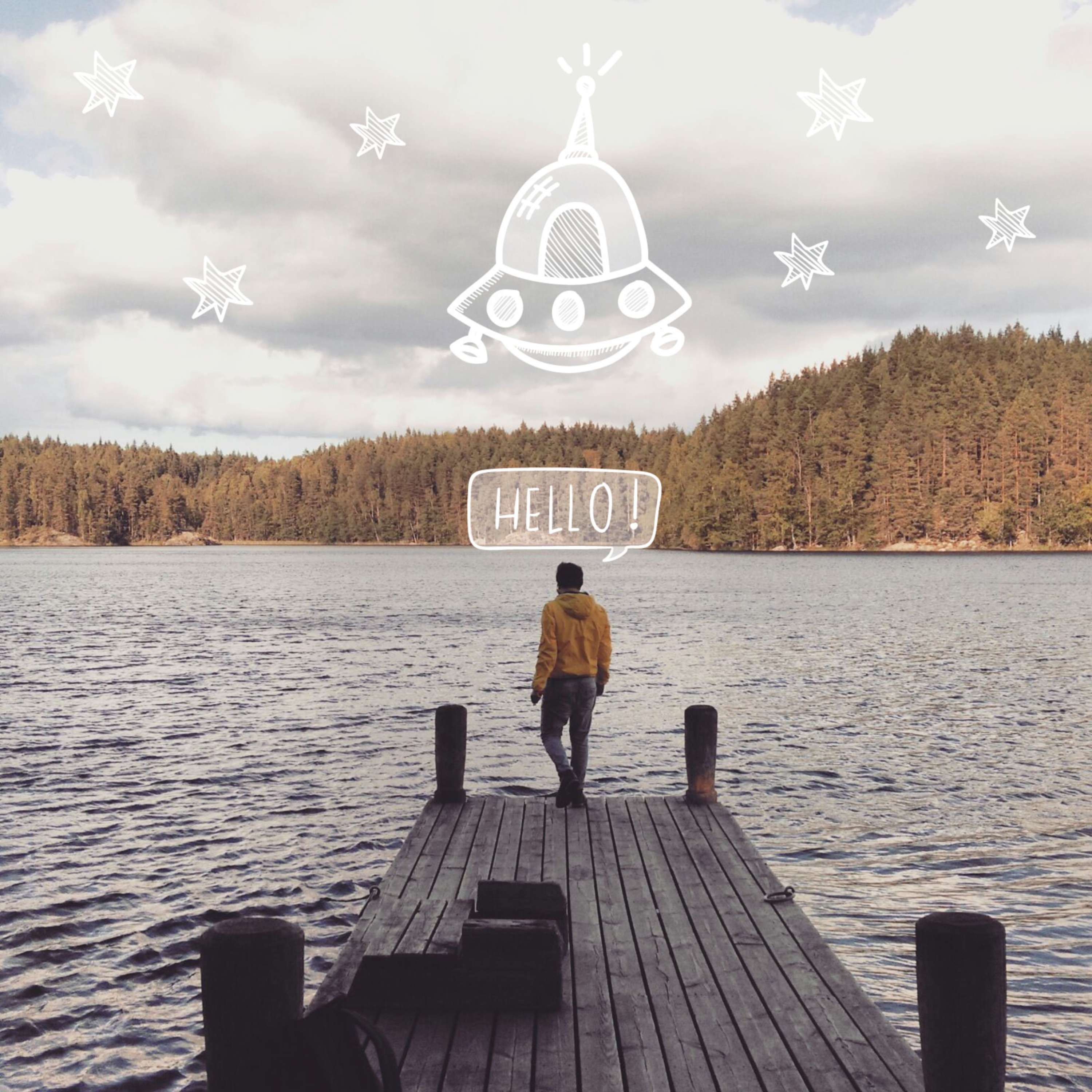 Photo and Illustration Mash-up by Alessandro Aru