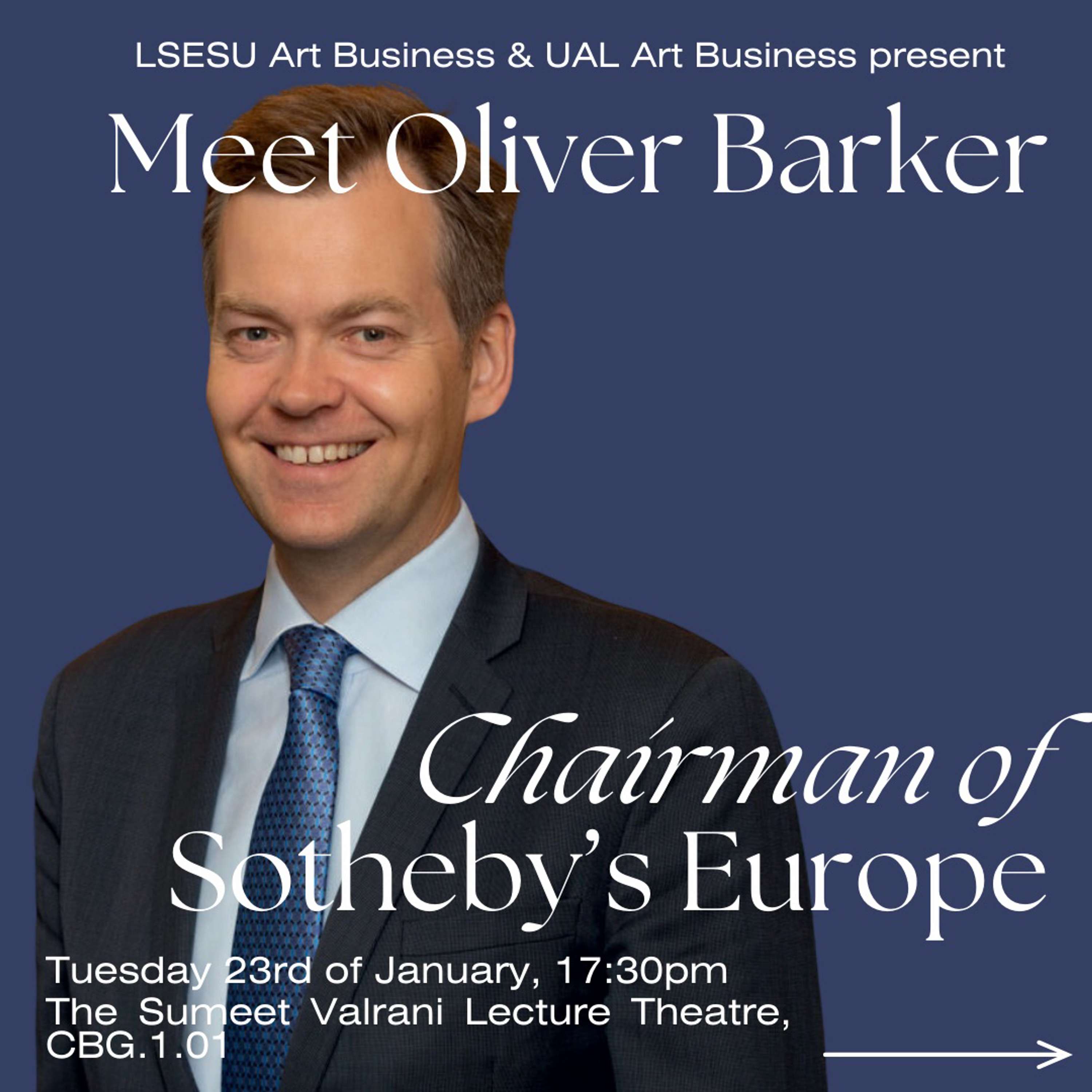 Free Talk with Oliver Barker, Chairman of Sotheby's Europe by Penelope Bianchi