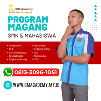 Program Prakerin Jurusan Manajemen Informatika di Malang 2024/2025, Hub 0813-3096-1051 logo