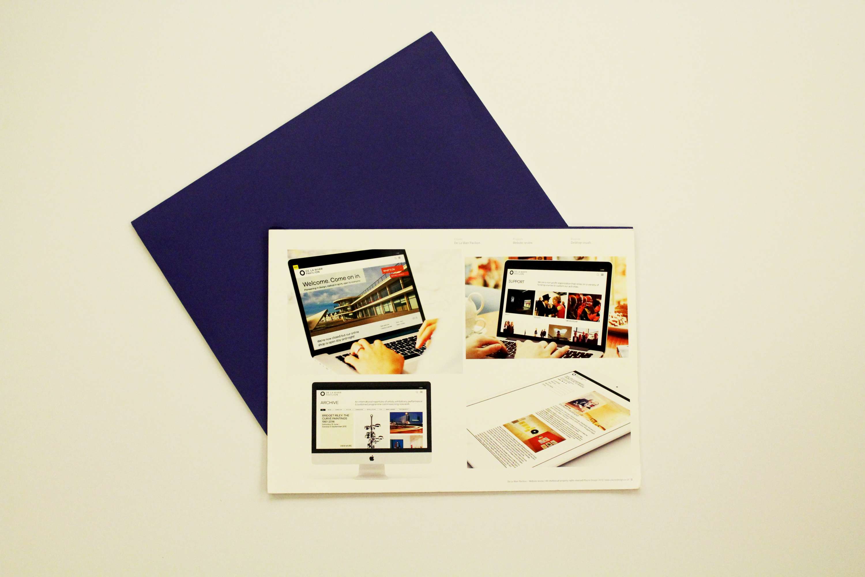 De La Warr Pavilion website by Laura Sayers
