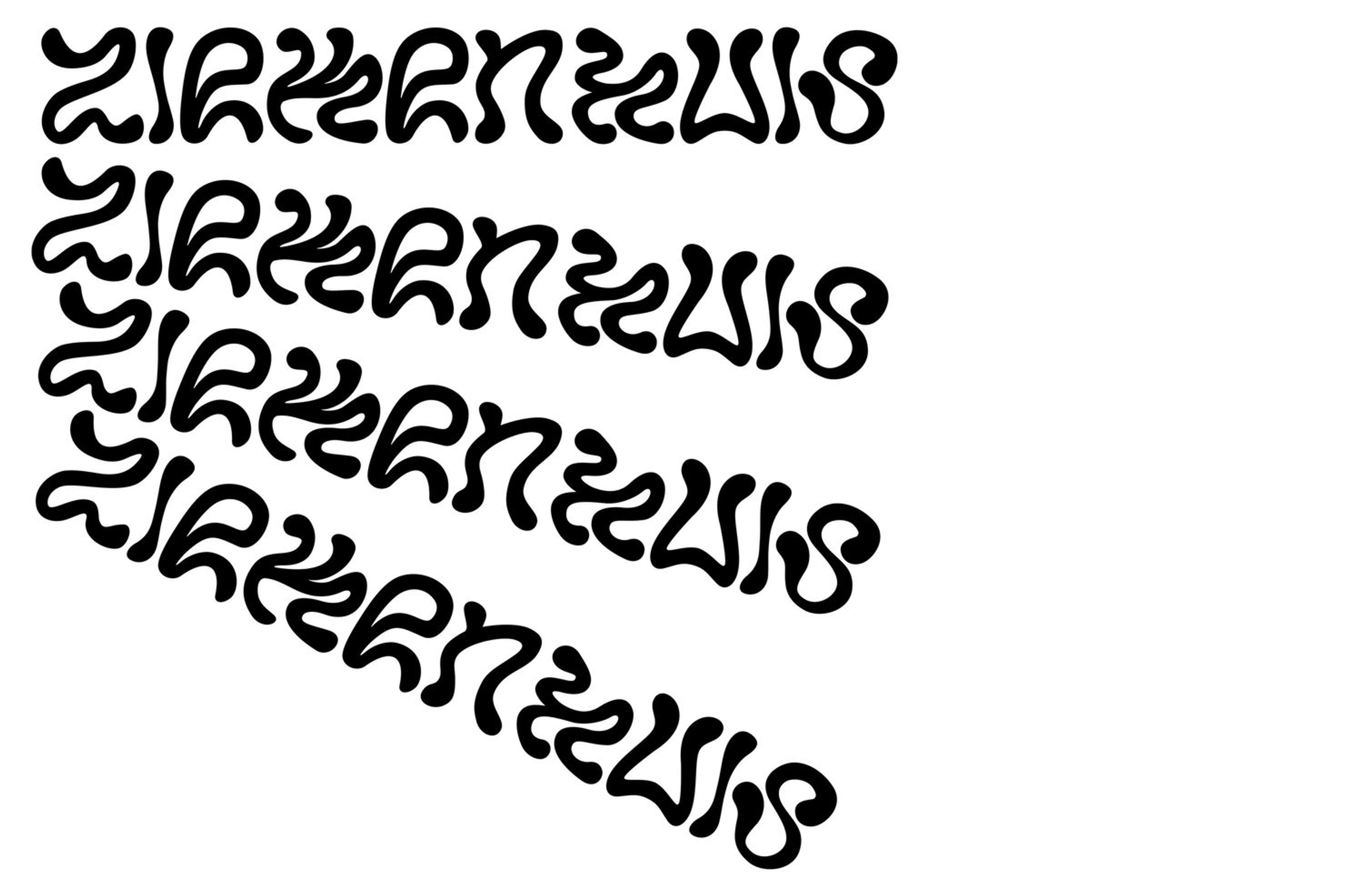Fluid- Typography design by Yarza Twins