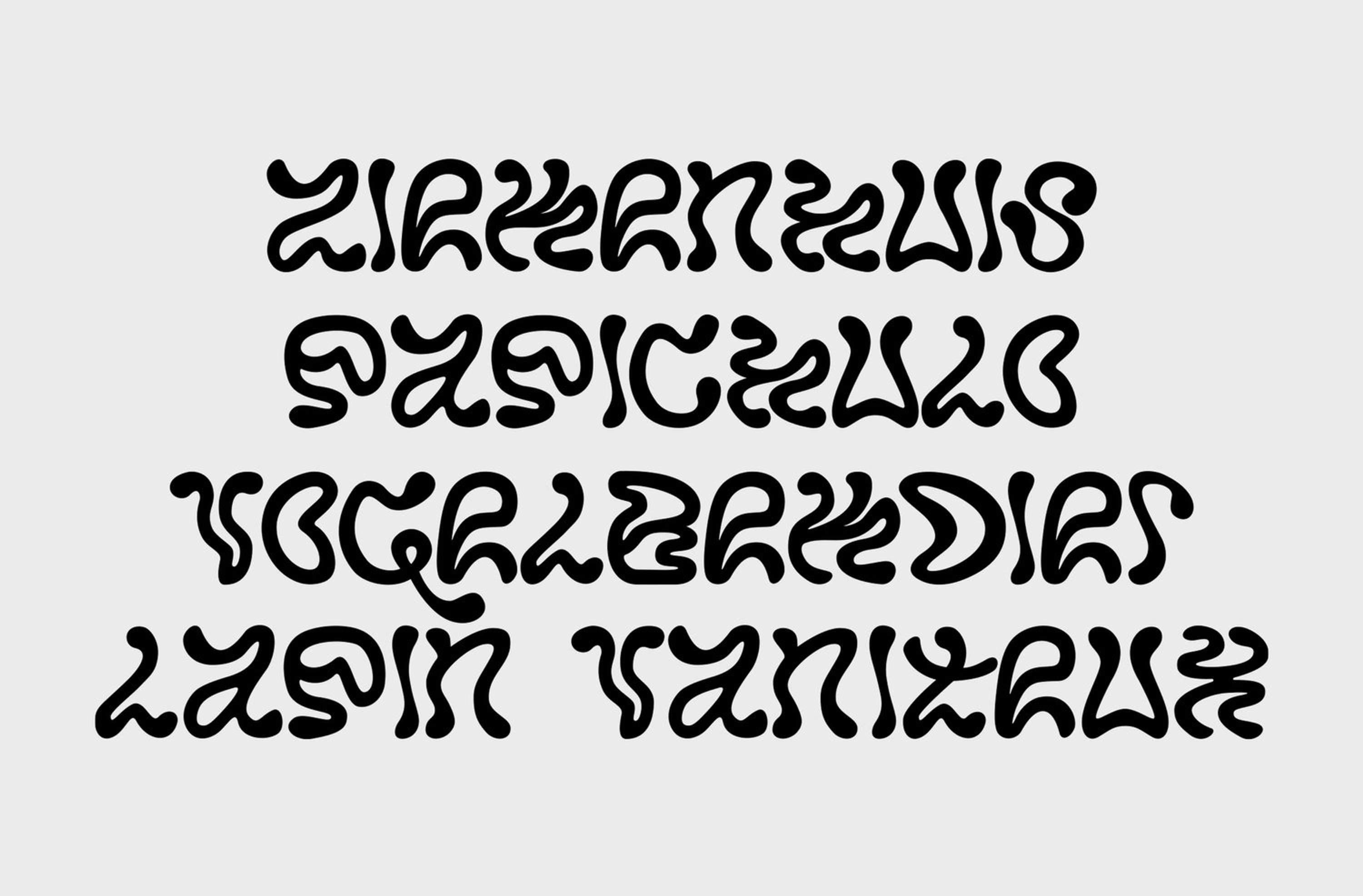 Fluid- Typography design by Yarza Twins