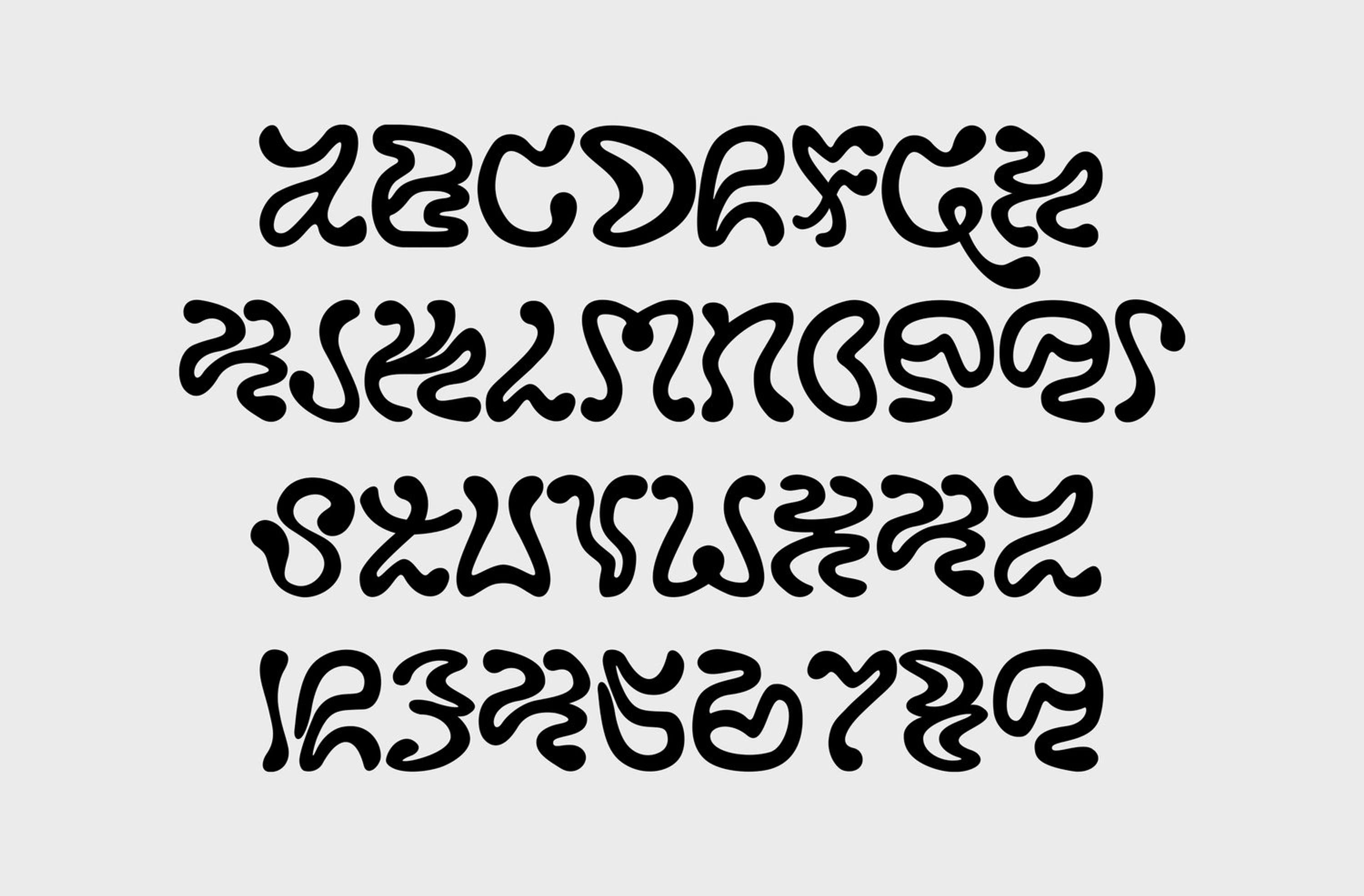 Fluid- Typography design by Yarza Twins