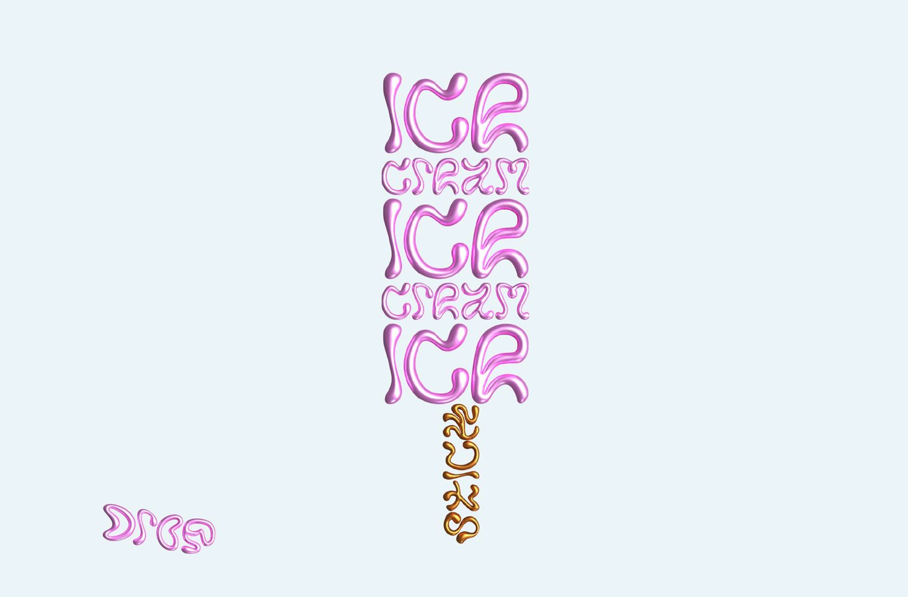 Fluid- Typography design by Yarza Twins
