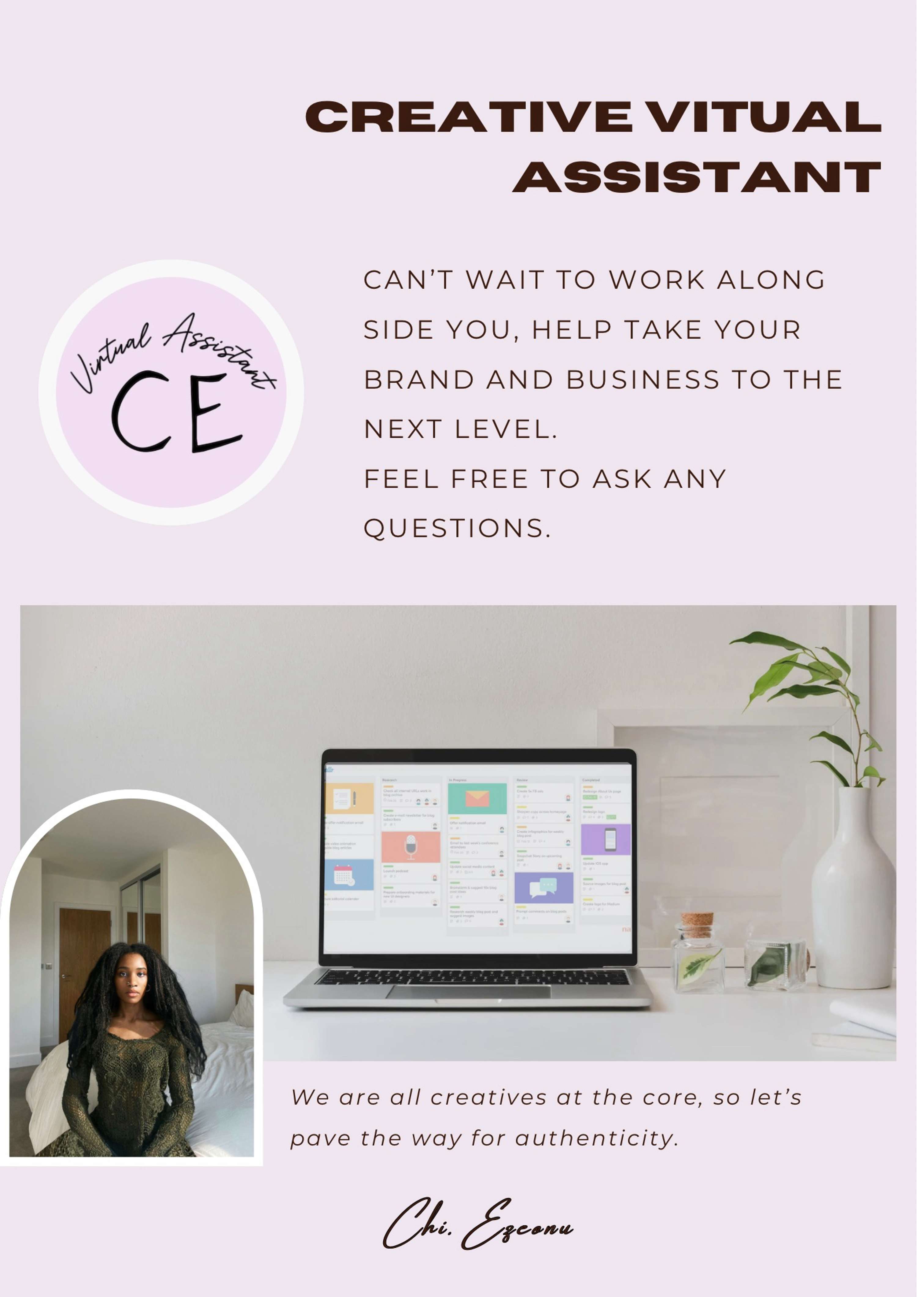 Creative Virtual Assistant by Chi Ezeonu