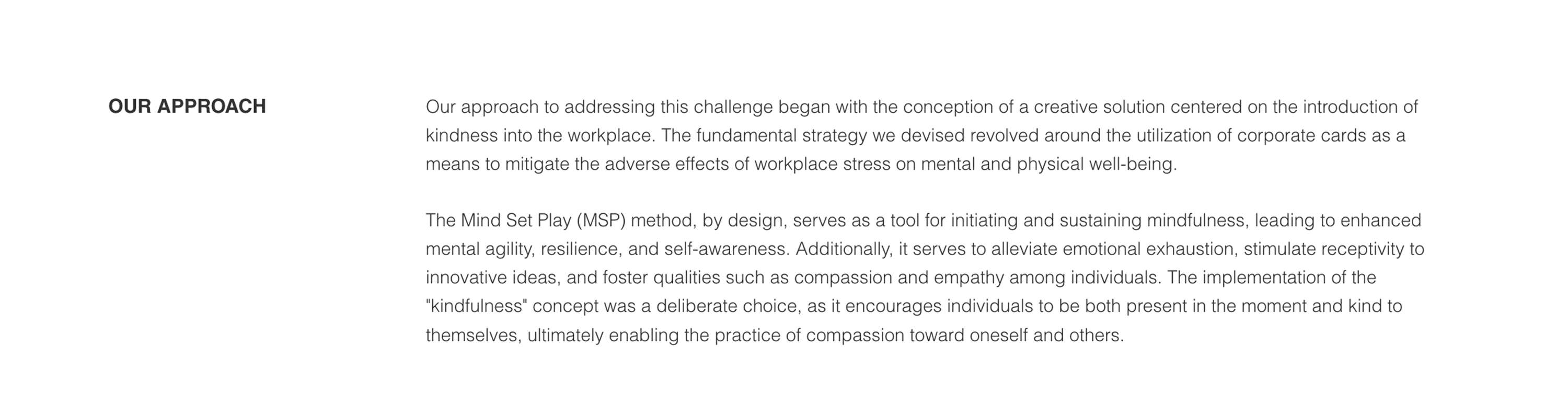Mind Set Play by Lina Yohay