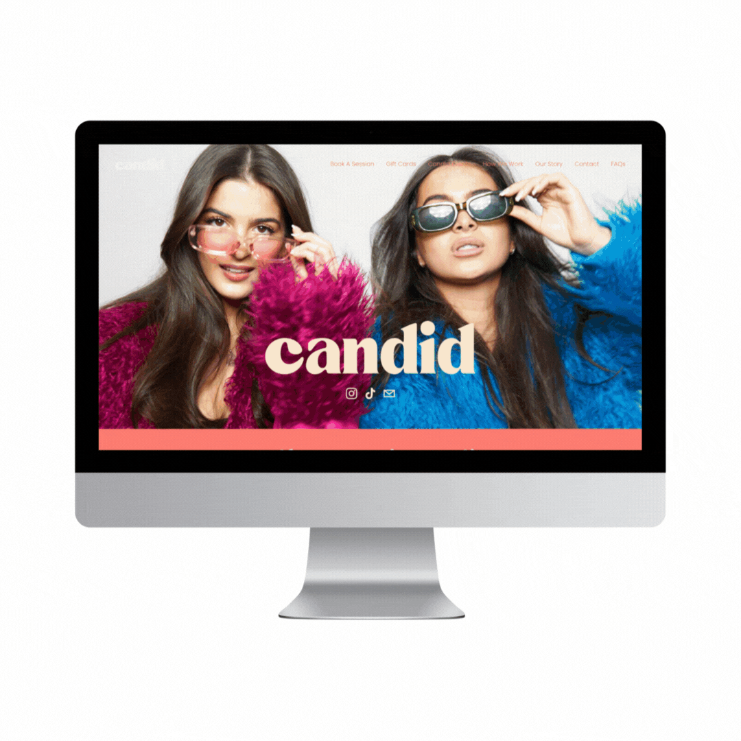 Website Design | Candid by Saskia Robertson