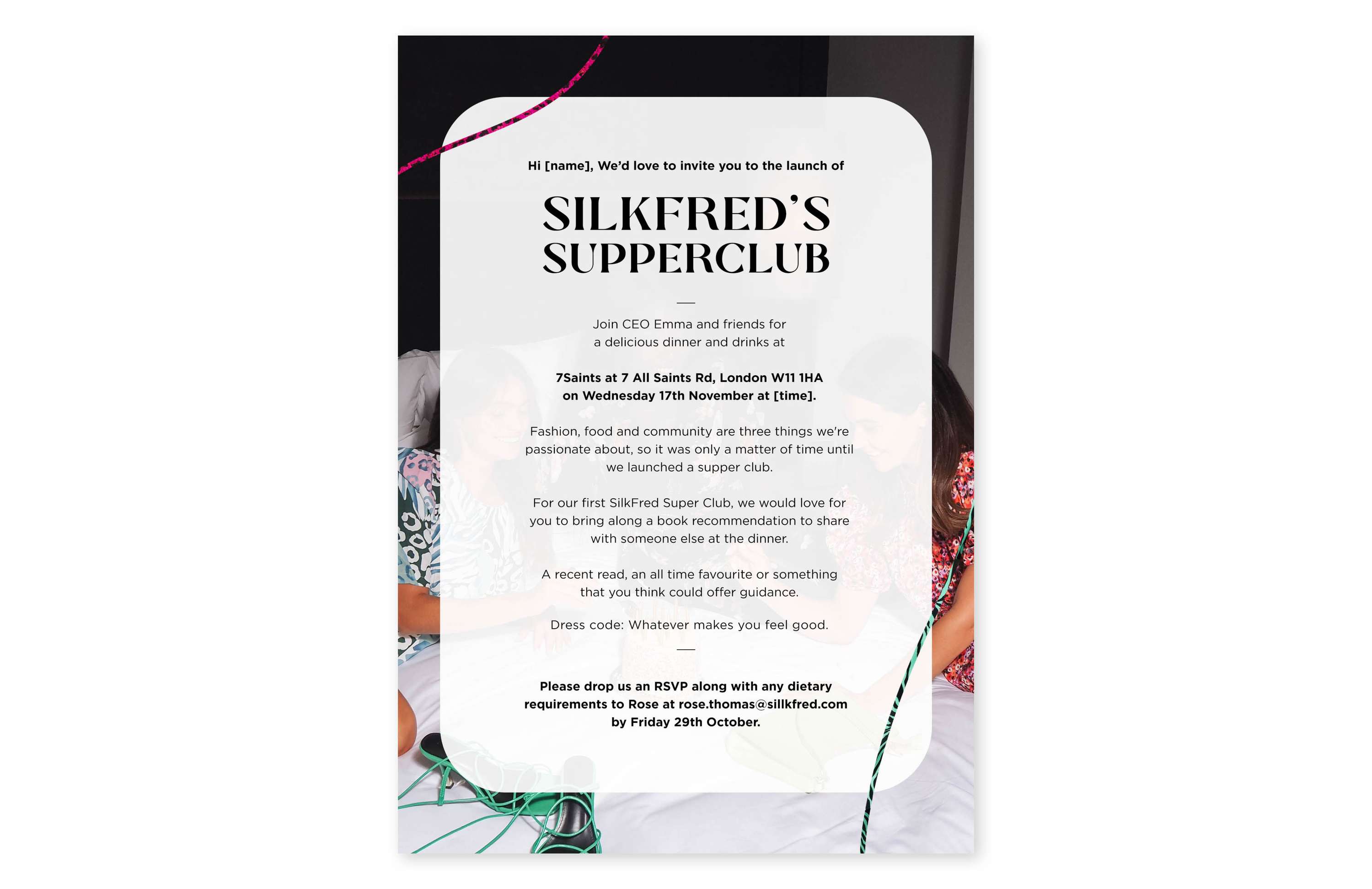 SilkFred by Eve Dolman-Bowles