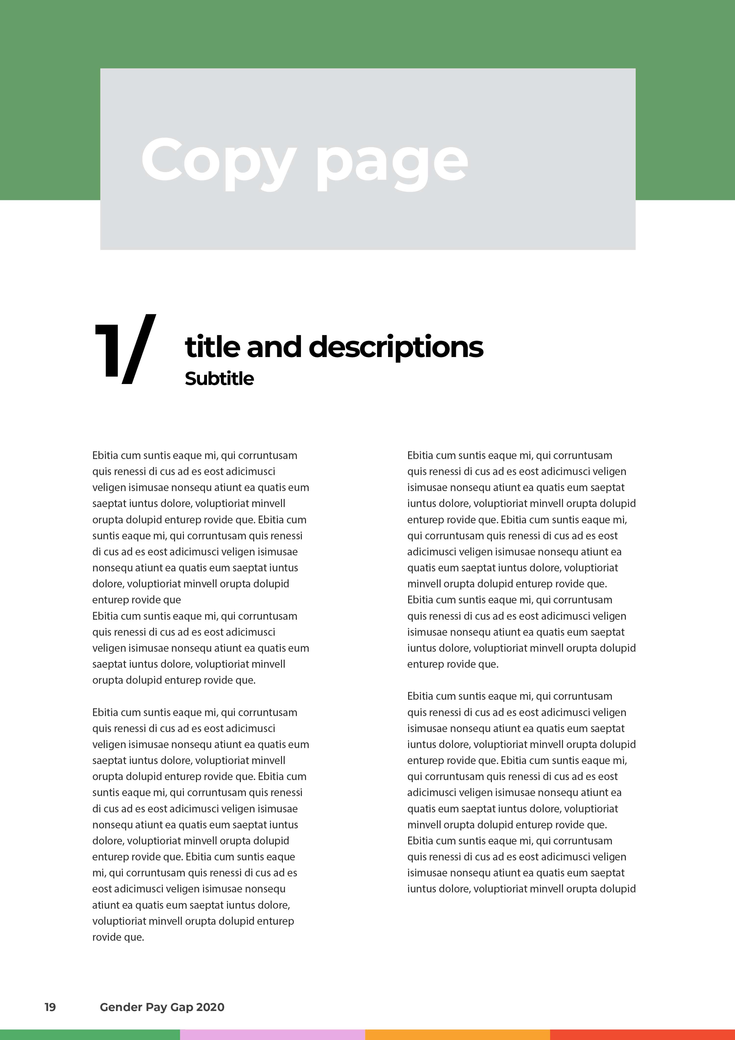 Report template | Report Concept | Digitas by Ellissa White