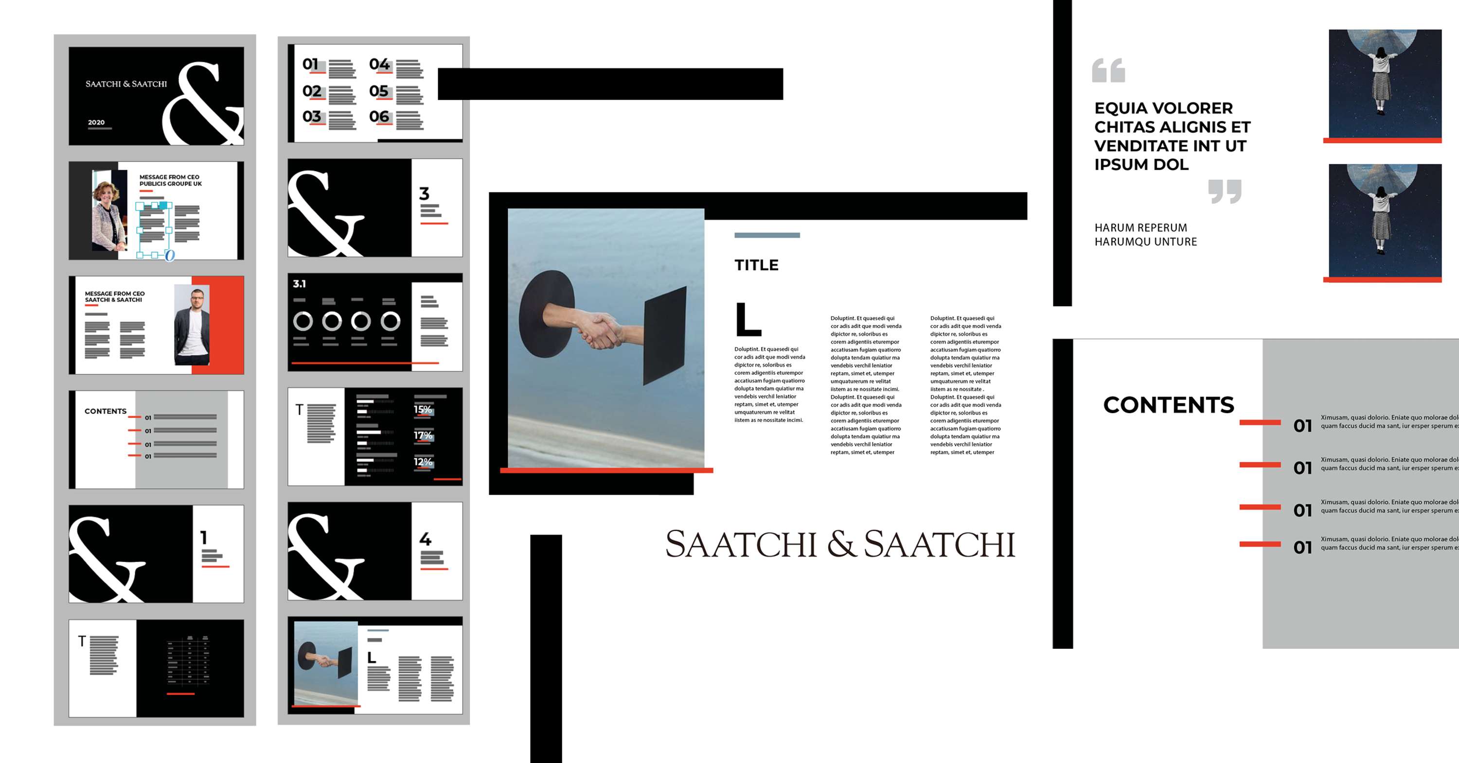 Report template design | Saatchi & Saatchi by Ellissa White