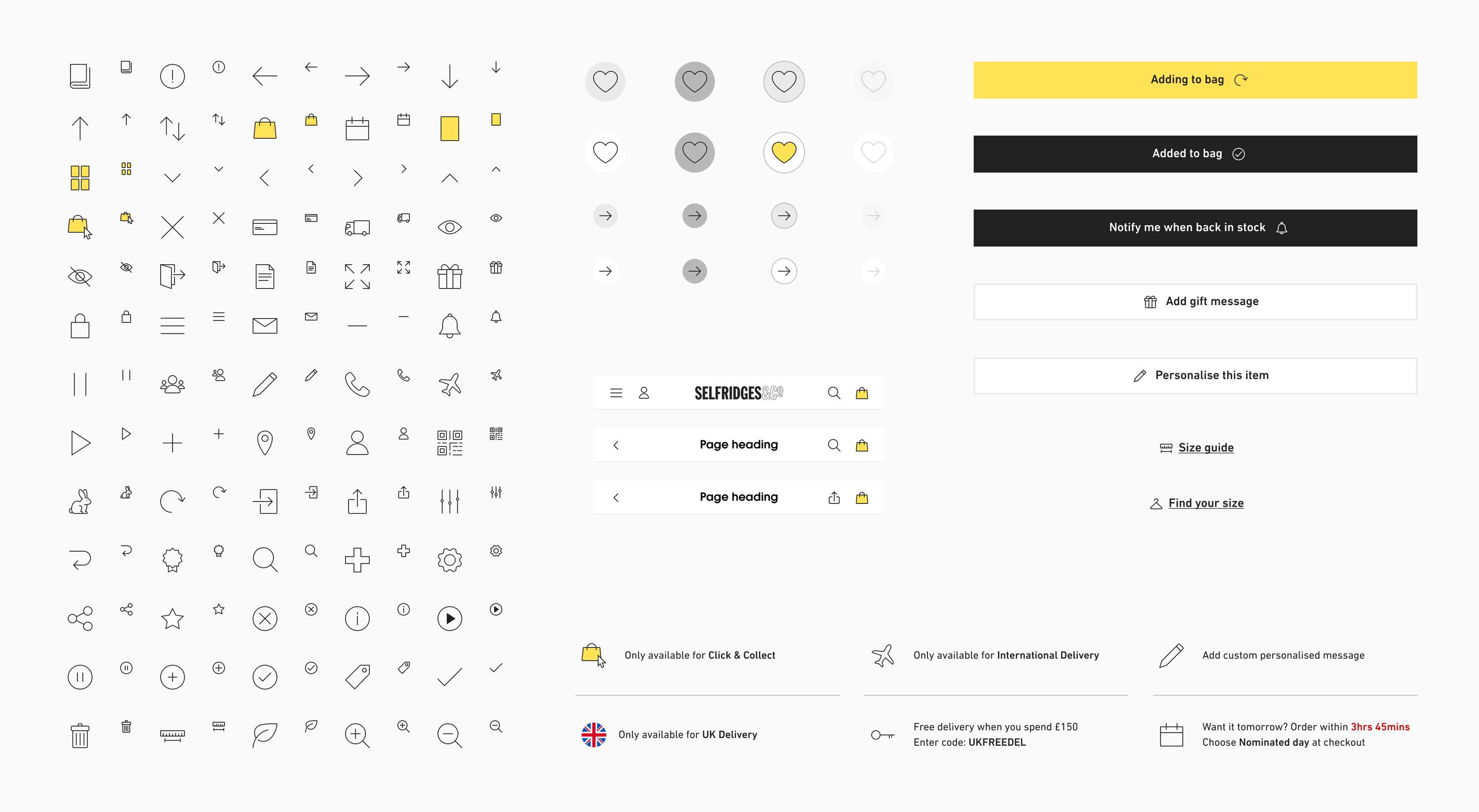 Selfridges Design System by Alex Harris
