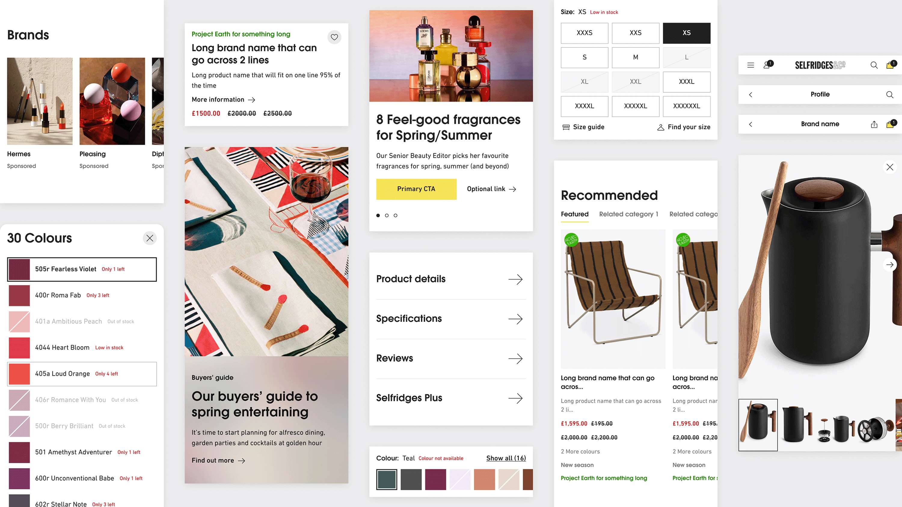 Selfridges Design System by Alex Harris