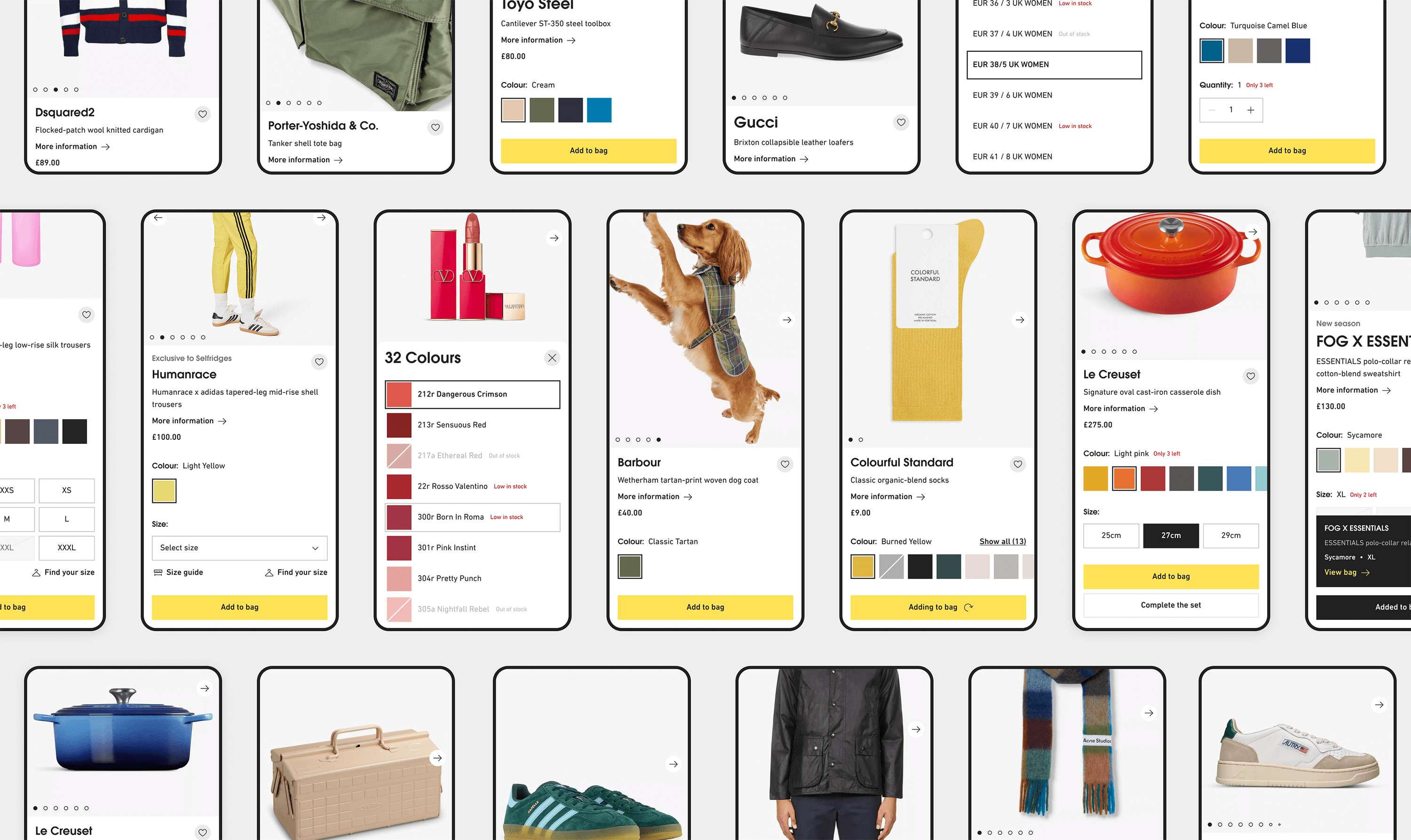 Selfridges Ecommerce by Alex Harris