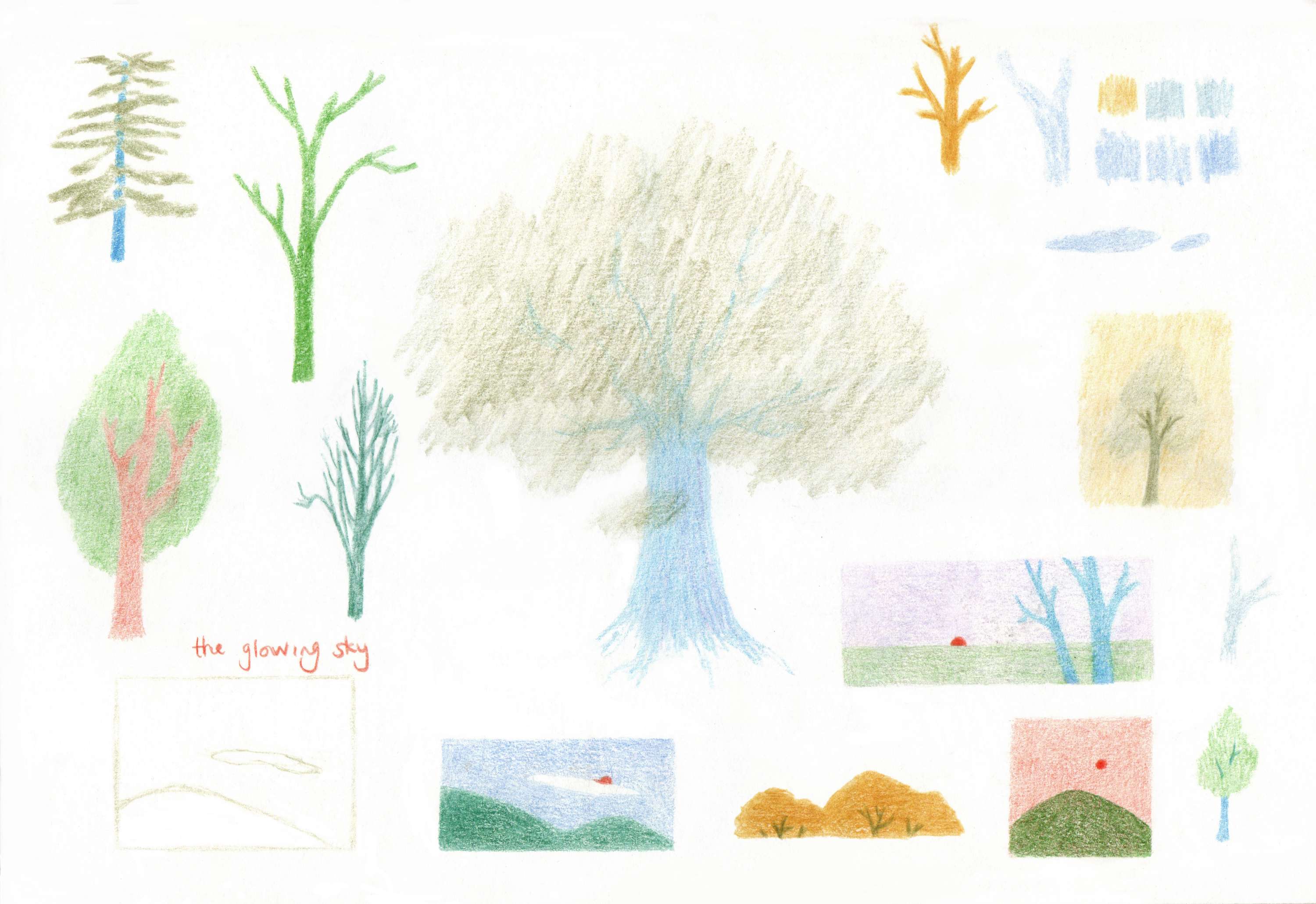 Drawing in Regent's Park by Loulou Elliott