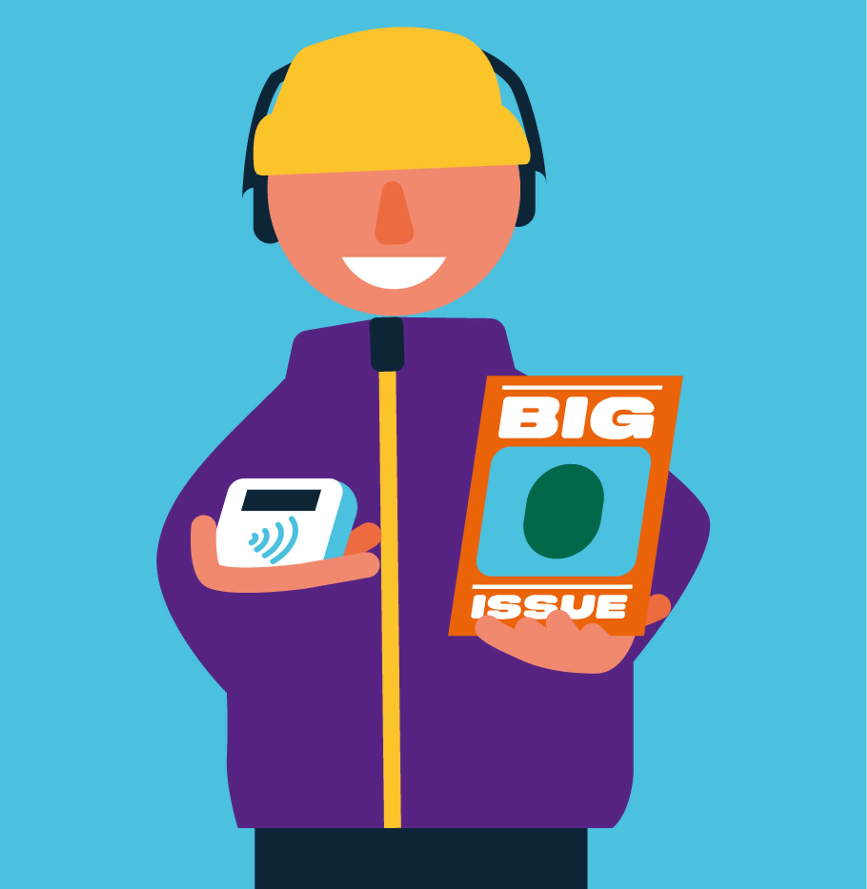 The Big Issue Magazine and Experian by Ben the Illustrator