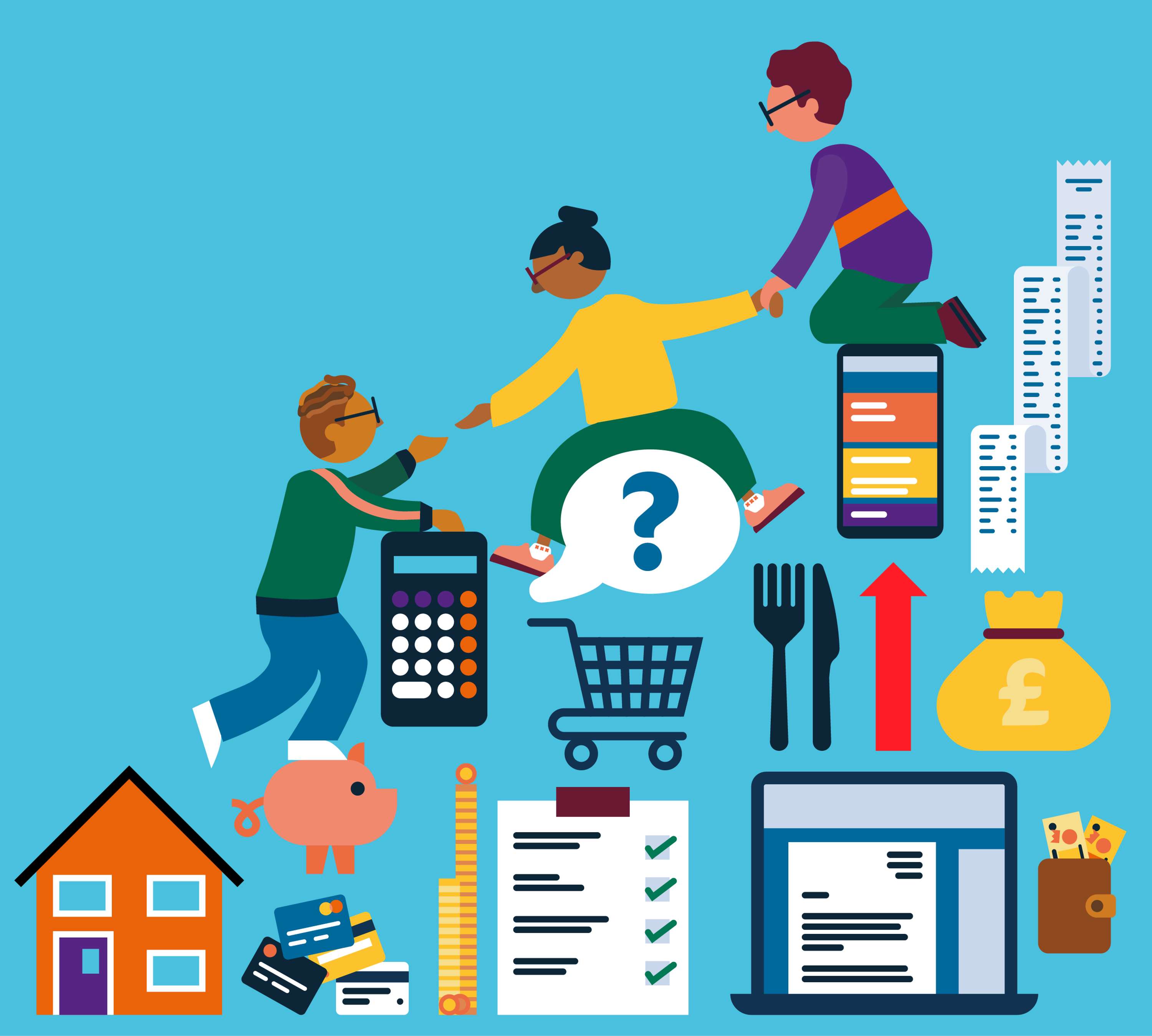 The Big Issue Magazine and Experian by Ben the Illustrator
