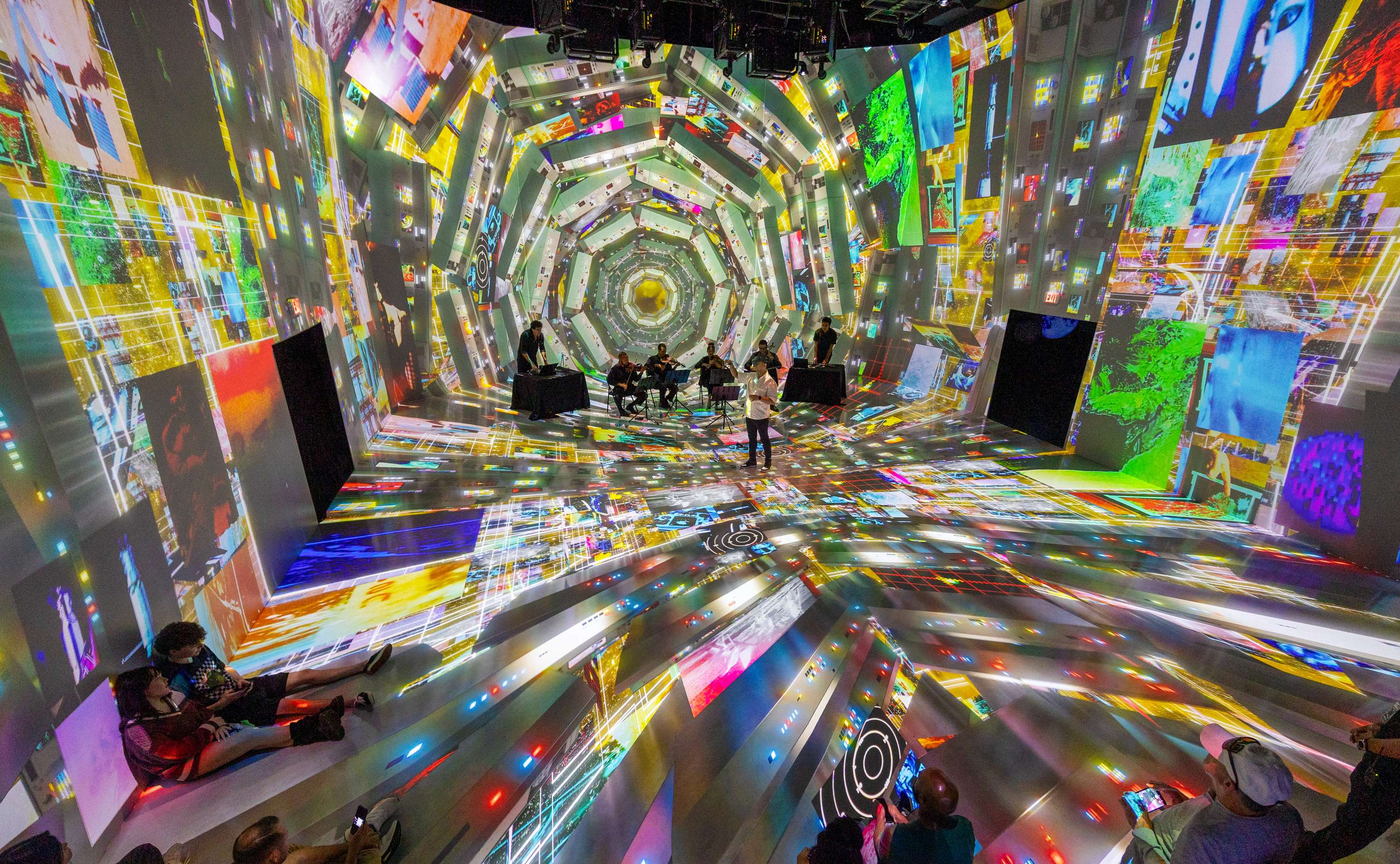 ARTECHOUSE DC | Luminous Resonance Performance with Mehmet Ünal Ensemble by Kerem Demirayak