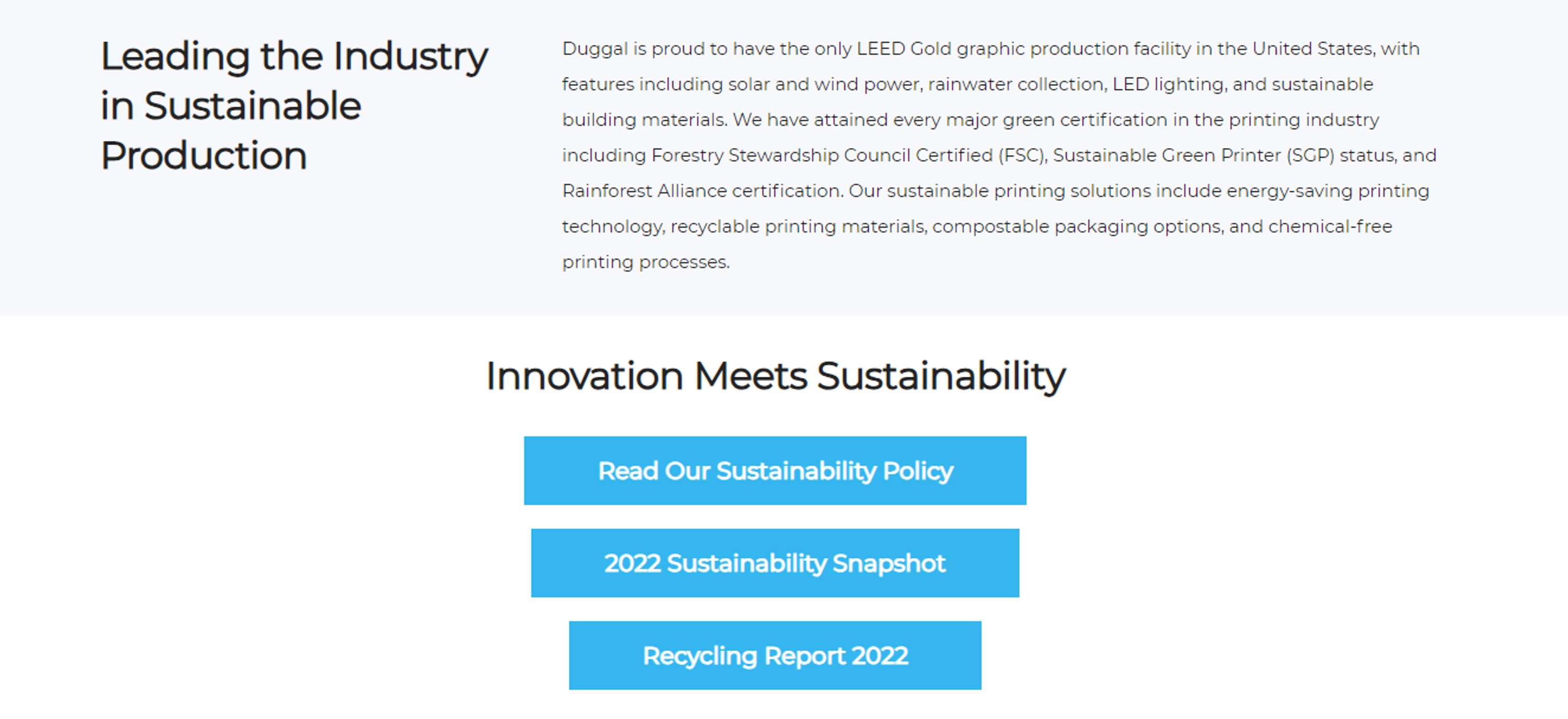 Website Copy - Duggal Visual Solutions by Katharine Gordon