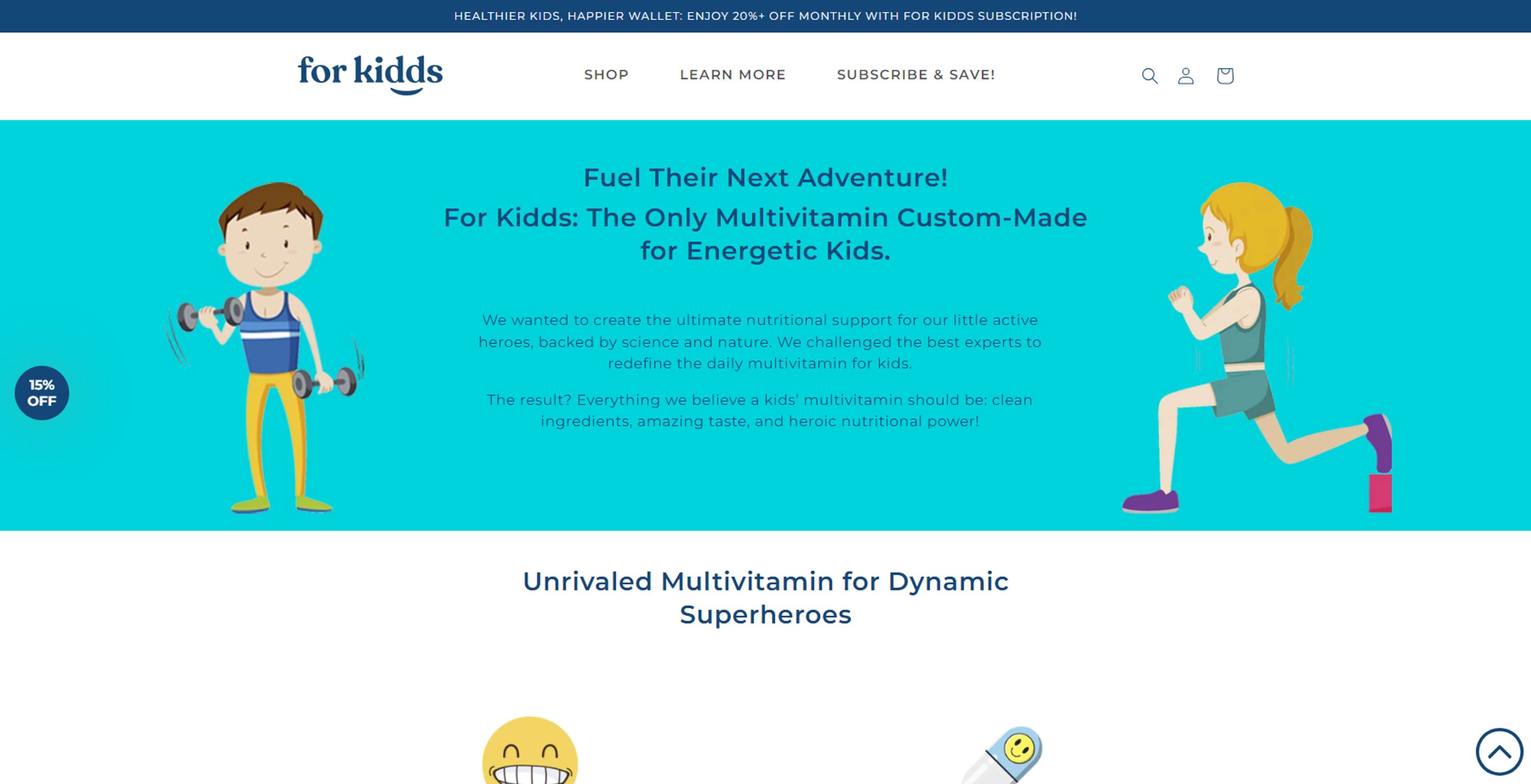 For Kidds - Website Copywriting by Katharine Gordon