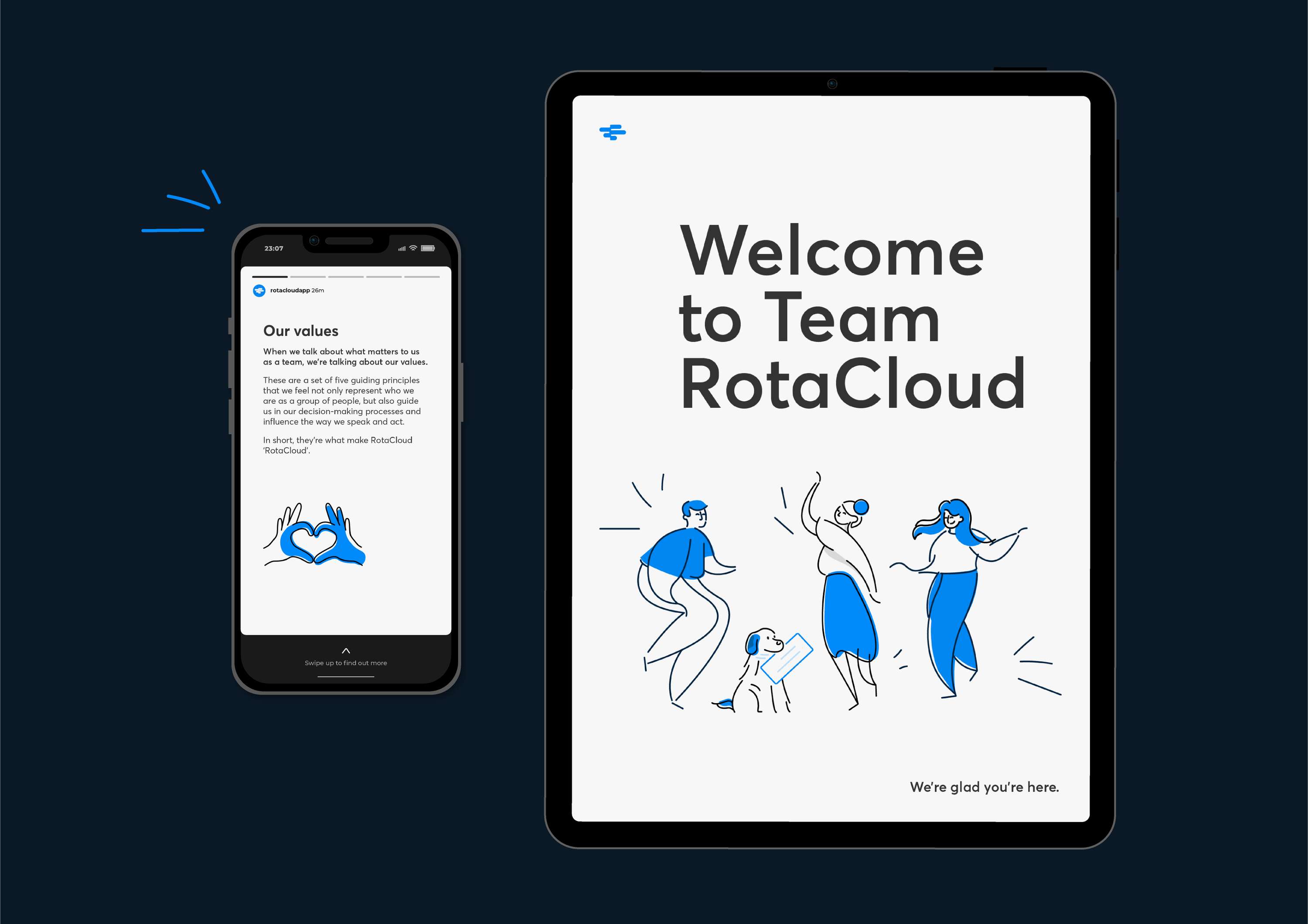 RotaCloud Rebrand by Sarah Burgess
