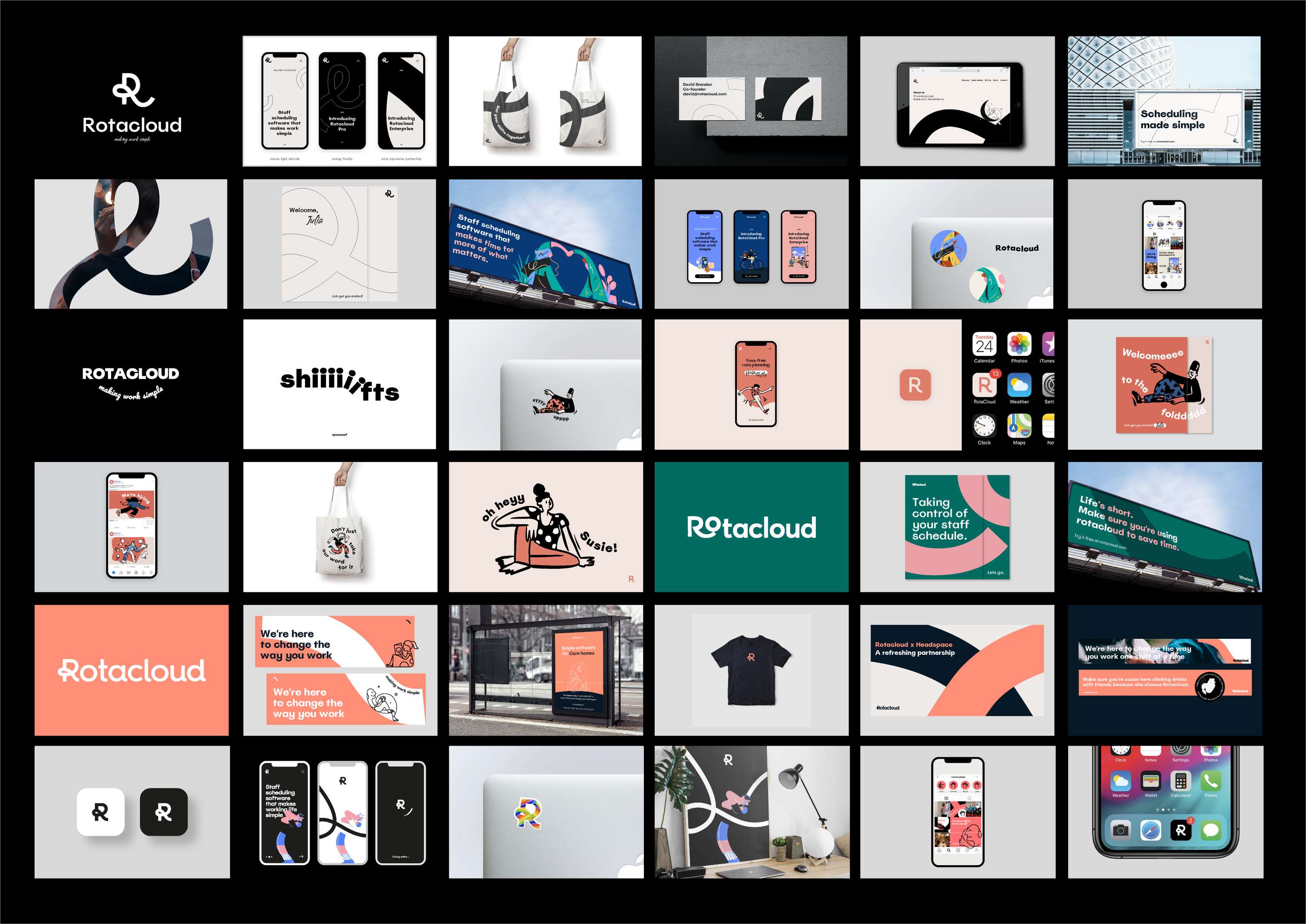 RotaCloud Rebrand by Sarah Burgess