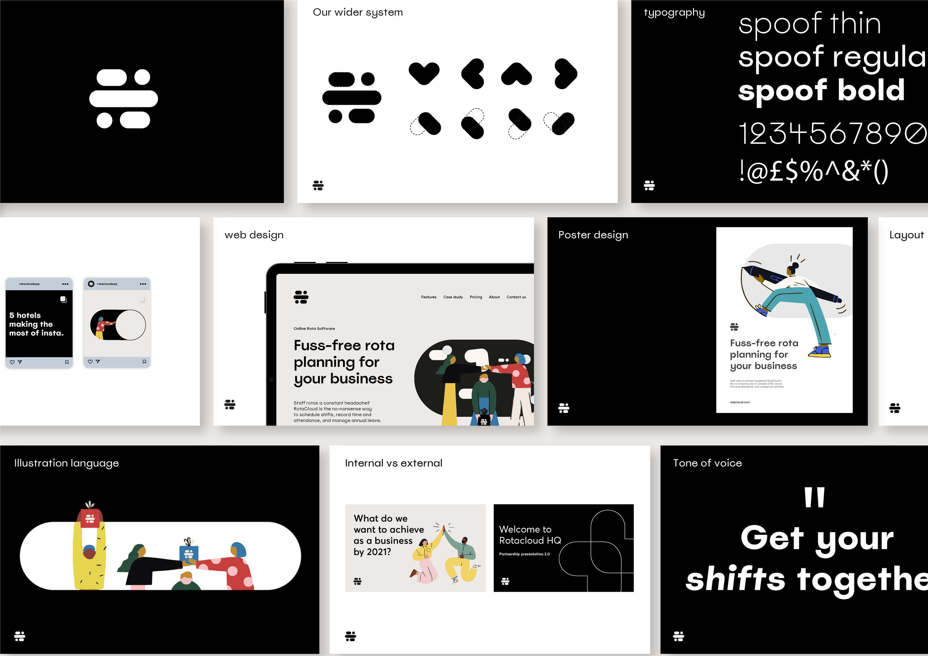 RotaCloud Rebrand by Sarah Burgess
