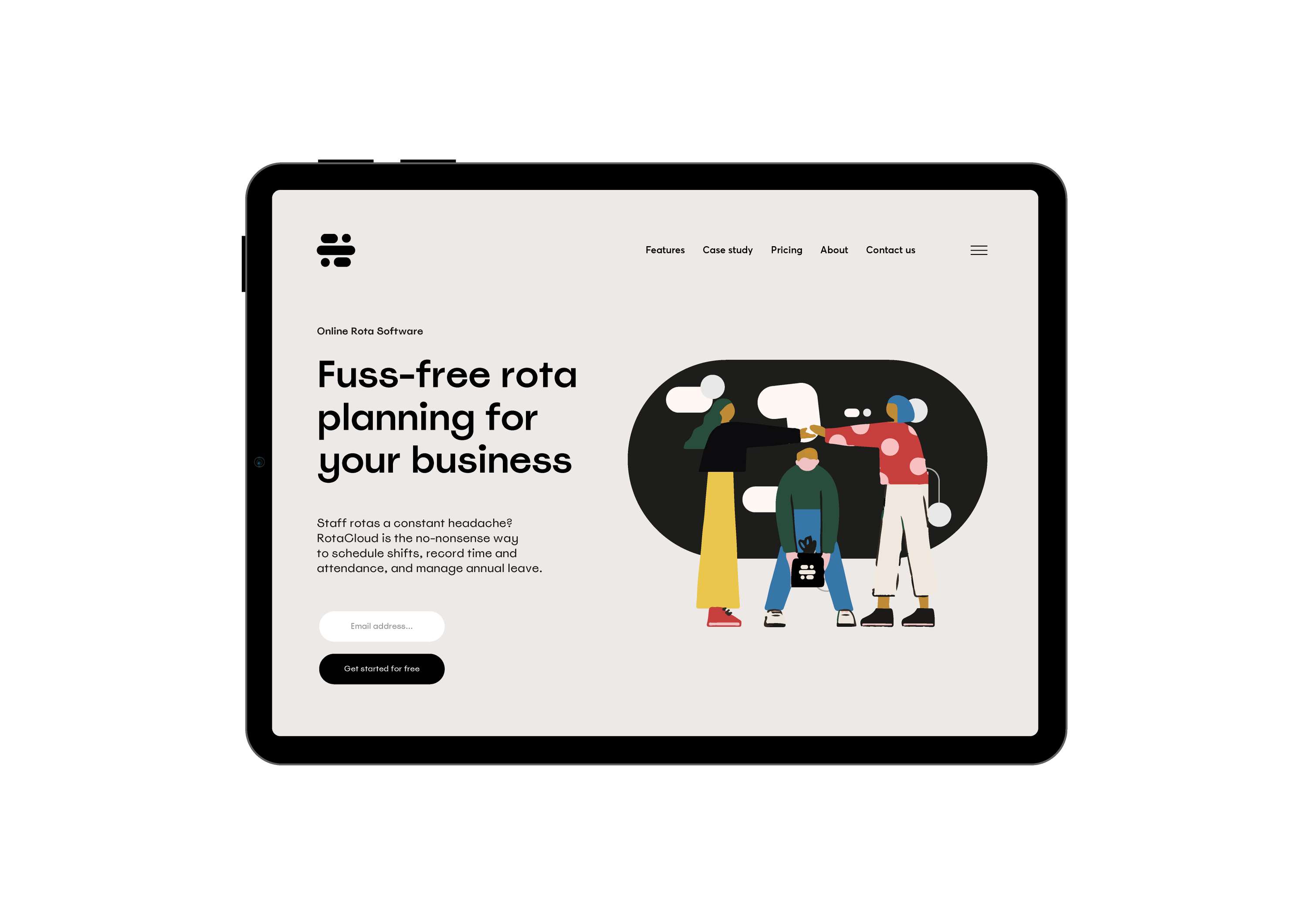 RotaCloud Rebrand by Sarah Burgess
