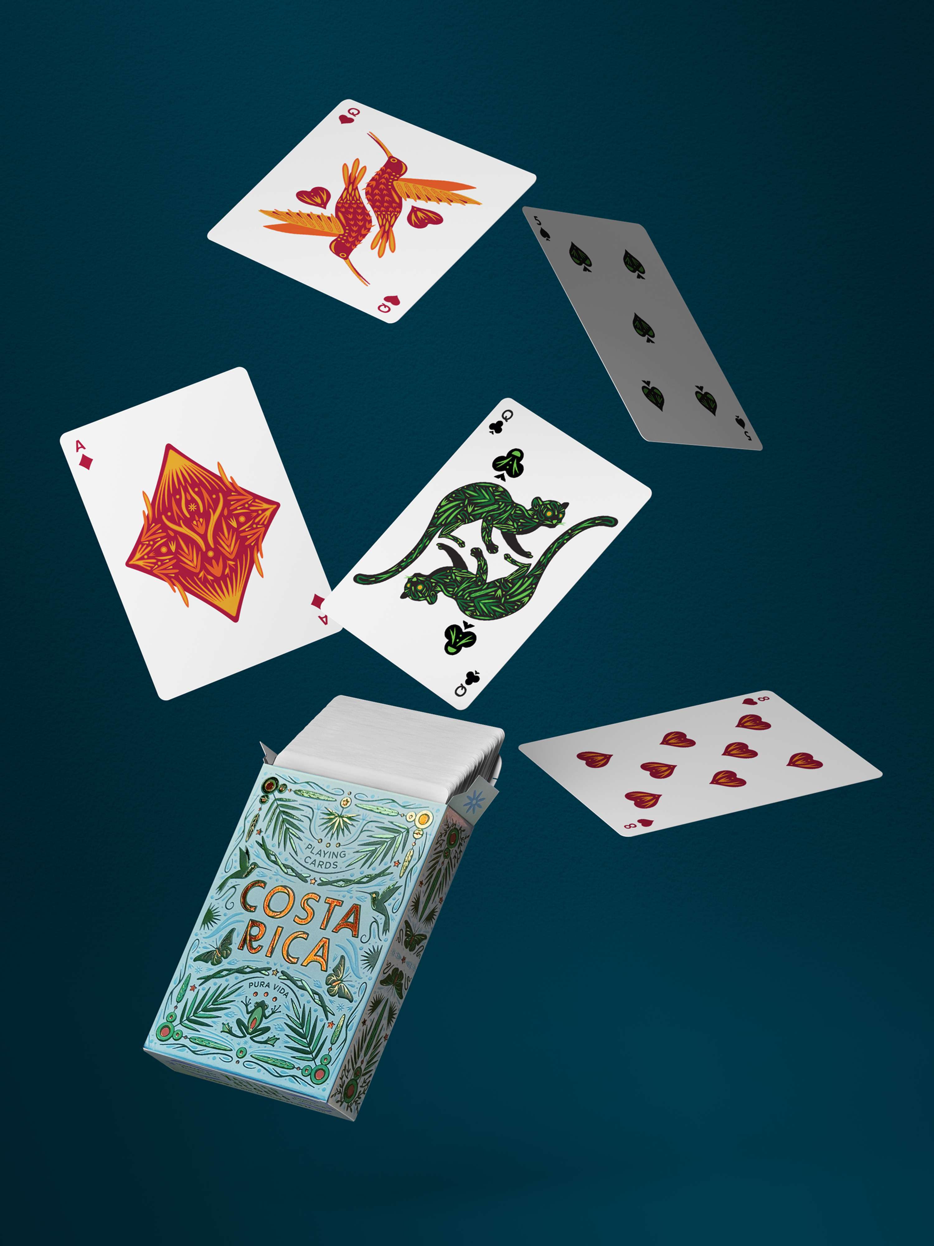 Costa Rica Playing Cards by Xavier Segers