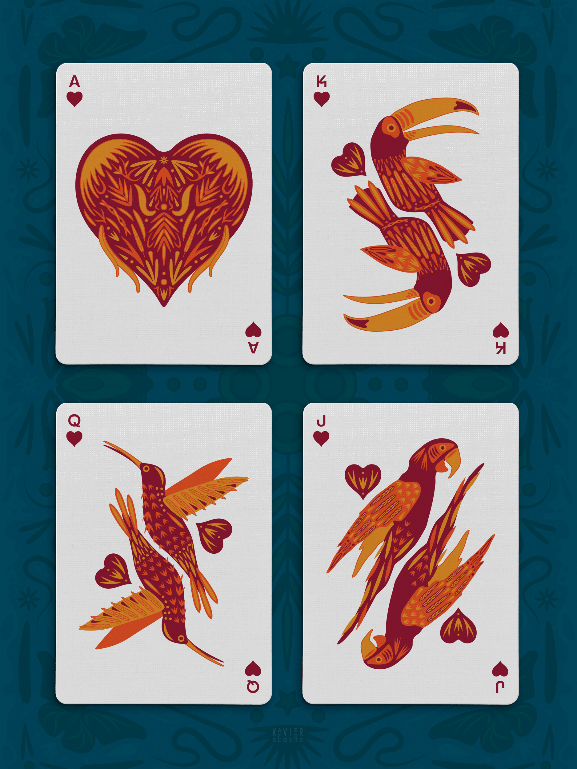 Costa Rica Playing Cards by Xavier Segers