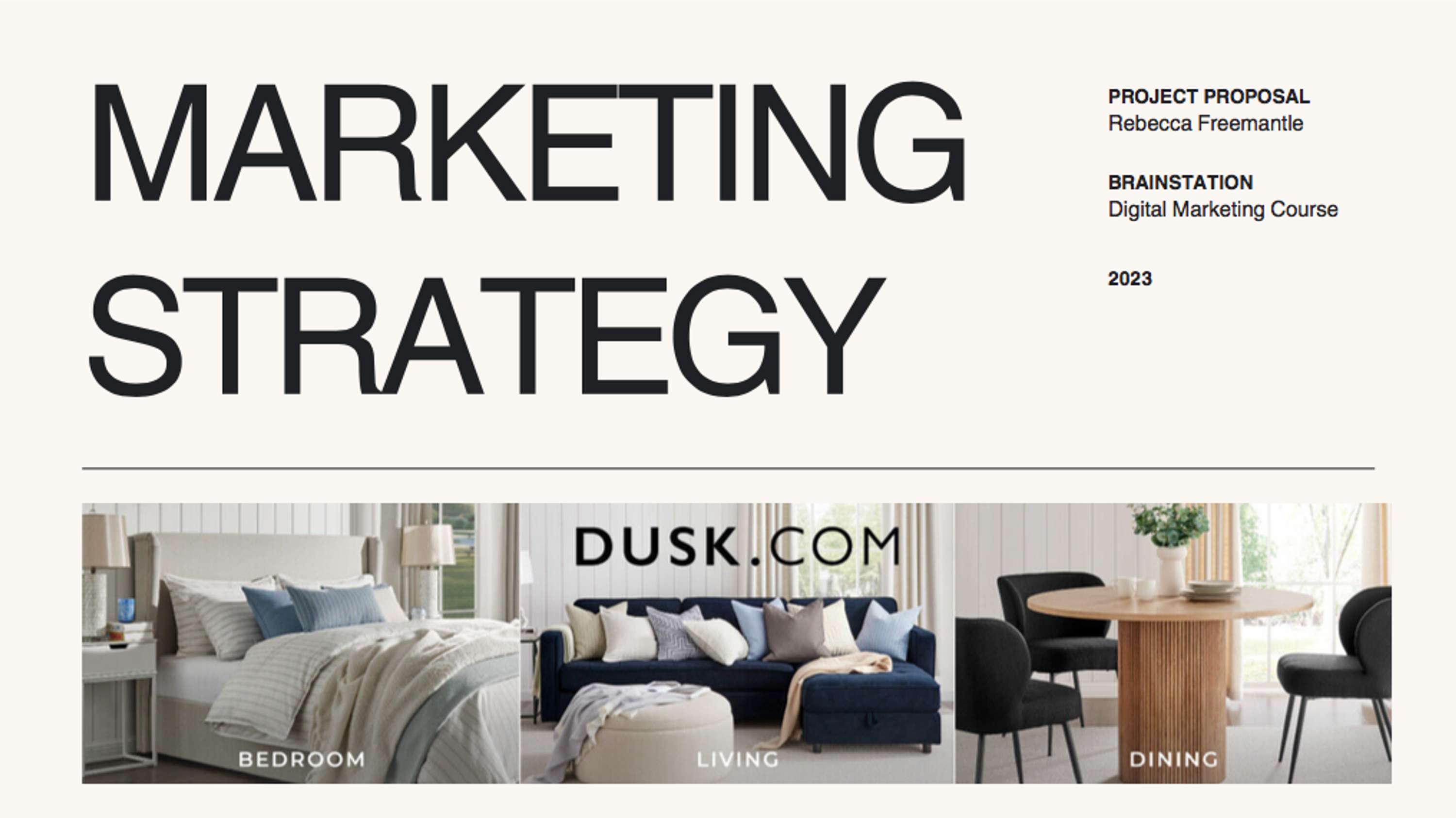Dusk.com Company Case Study - Brainstation Digital Marketing by Rebecca Freemantle