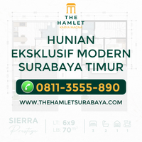 Hub 0811-3555-890,  Nikmati Kehidupan Nyaman di Cluster Modern Surabaya Timur logo