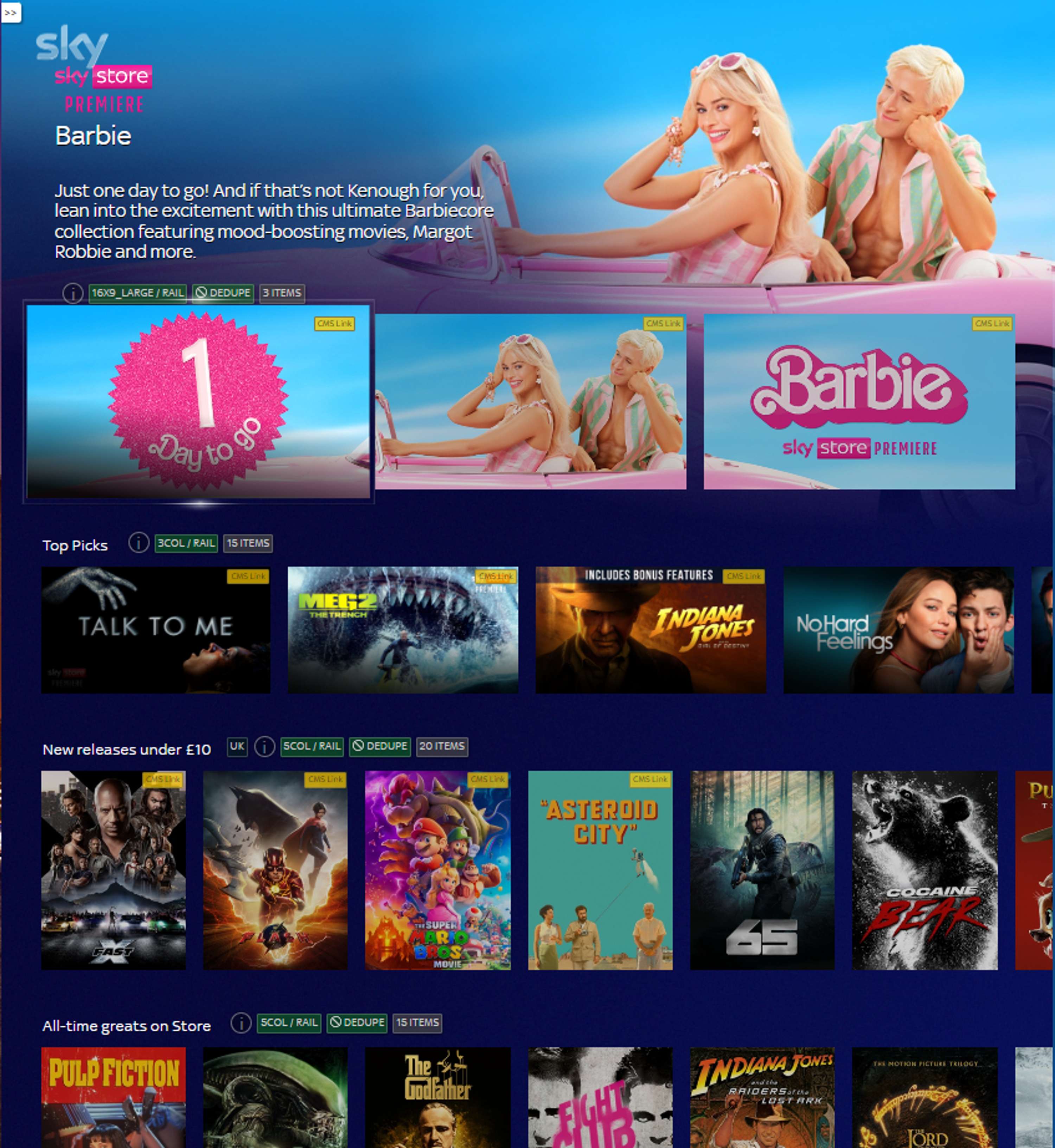 Barbie launch on Sky by Aysha Taylor