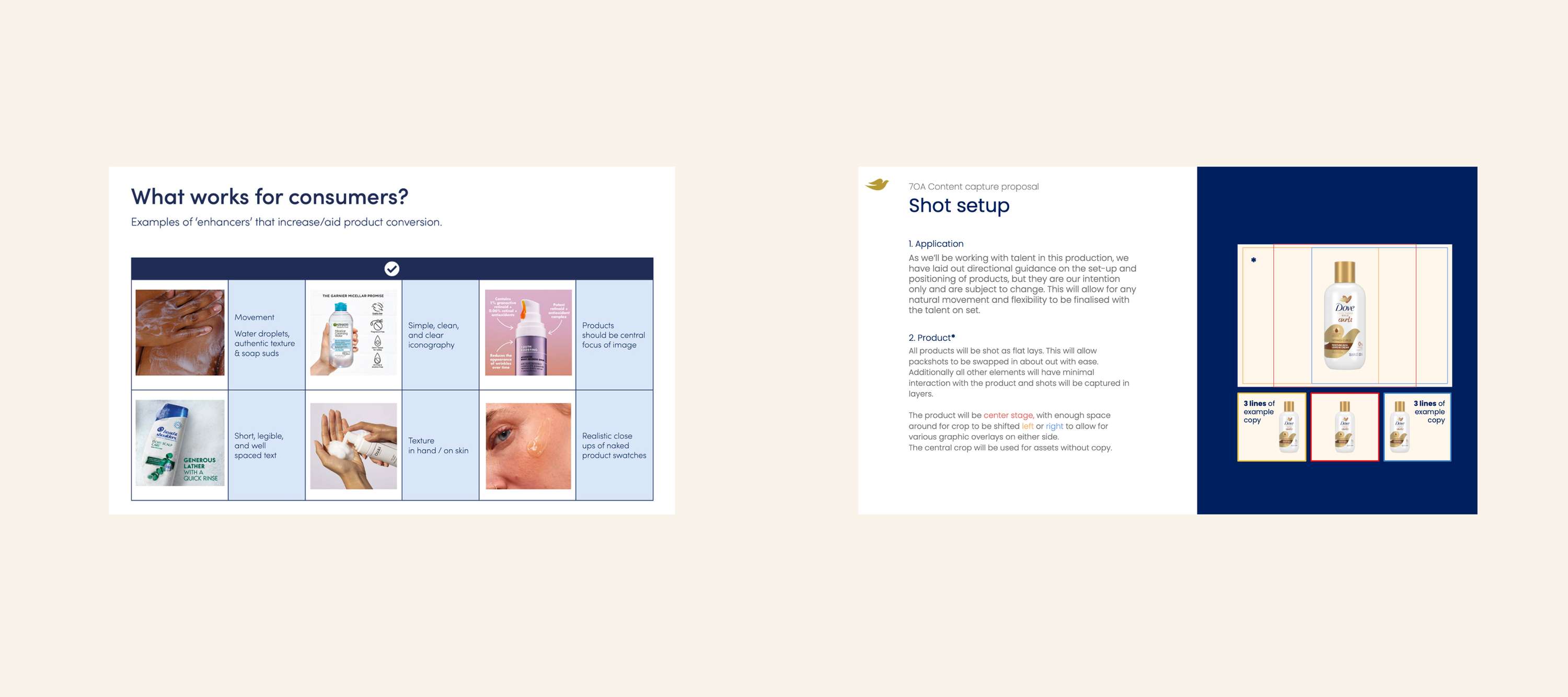 DOVE DIGITAL VISUAL GUIDELINES by Beccy Morris