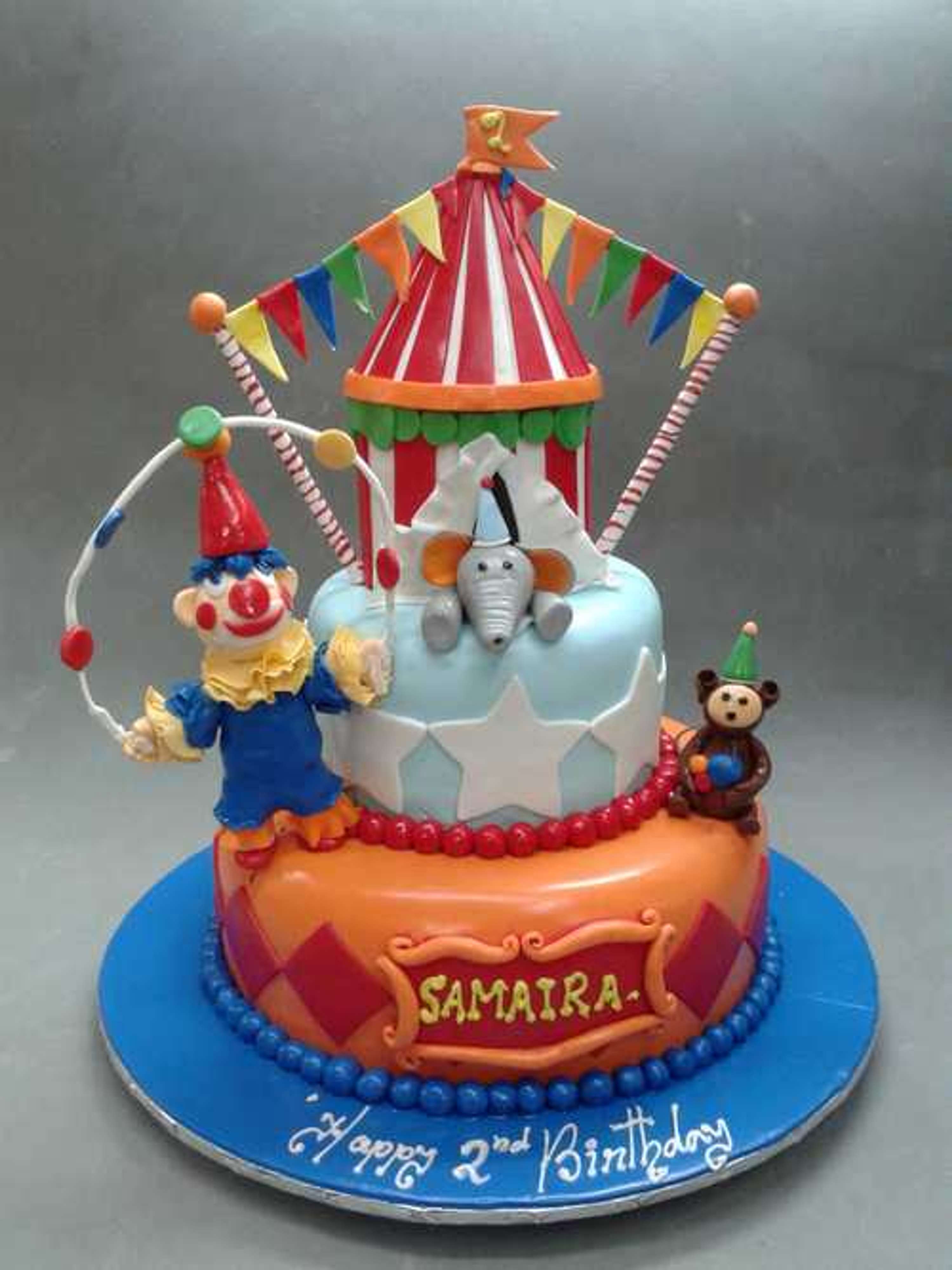 Creating a Showstopper: Circus Theme Cake Delights by petal simran