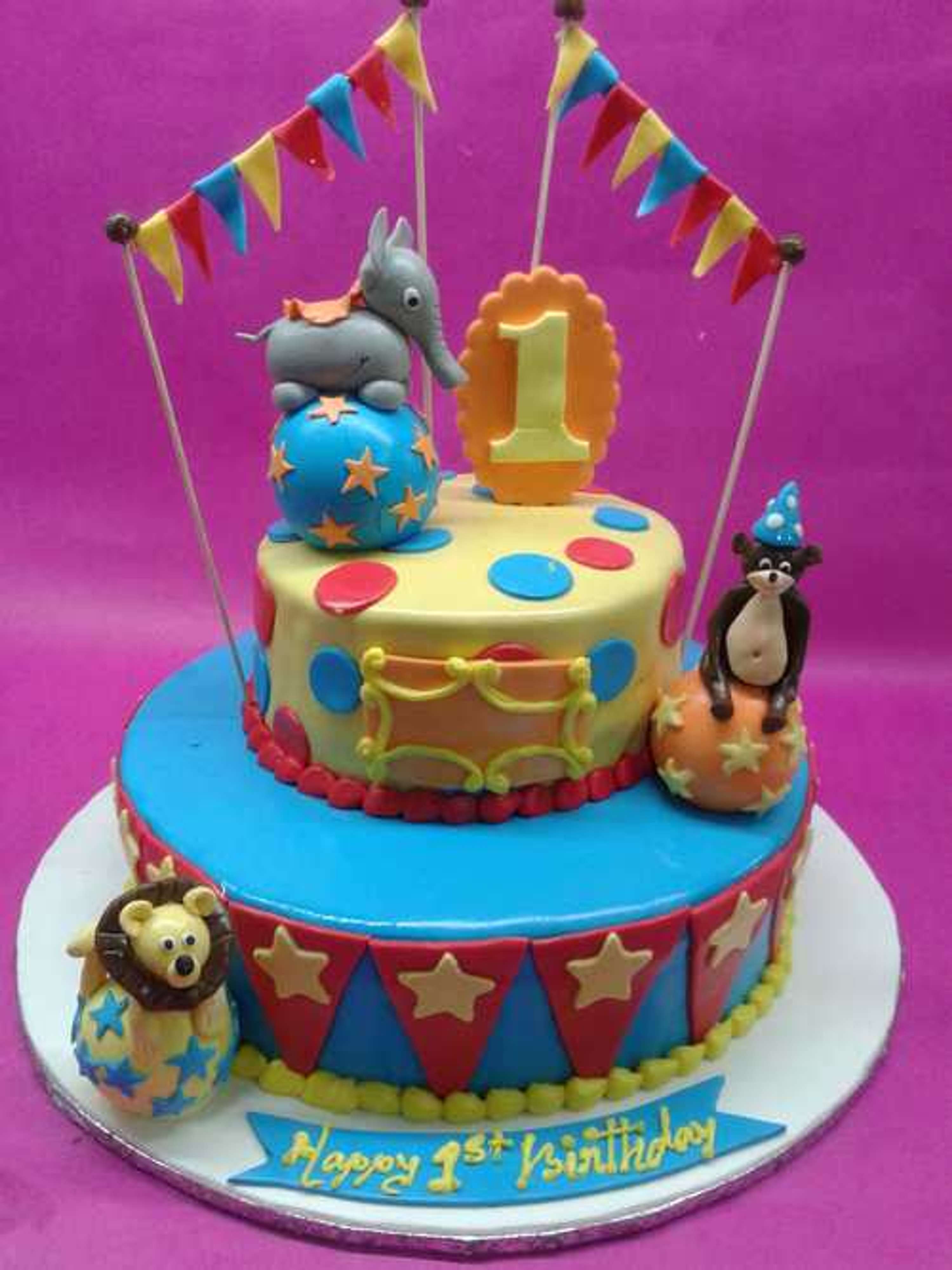 Creating a Showstopper: Circus Theme Cake Delights by petal simran