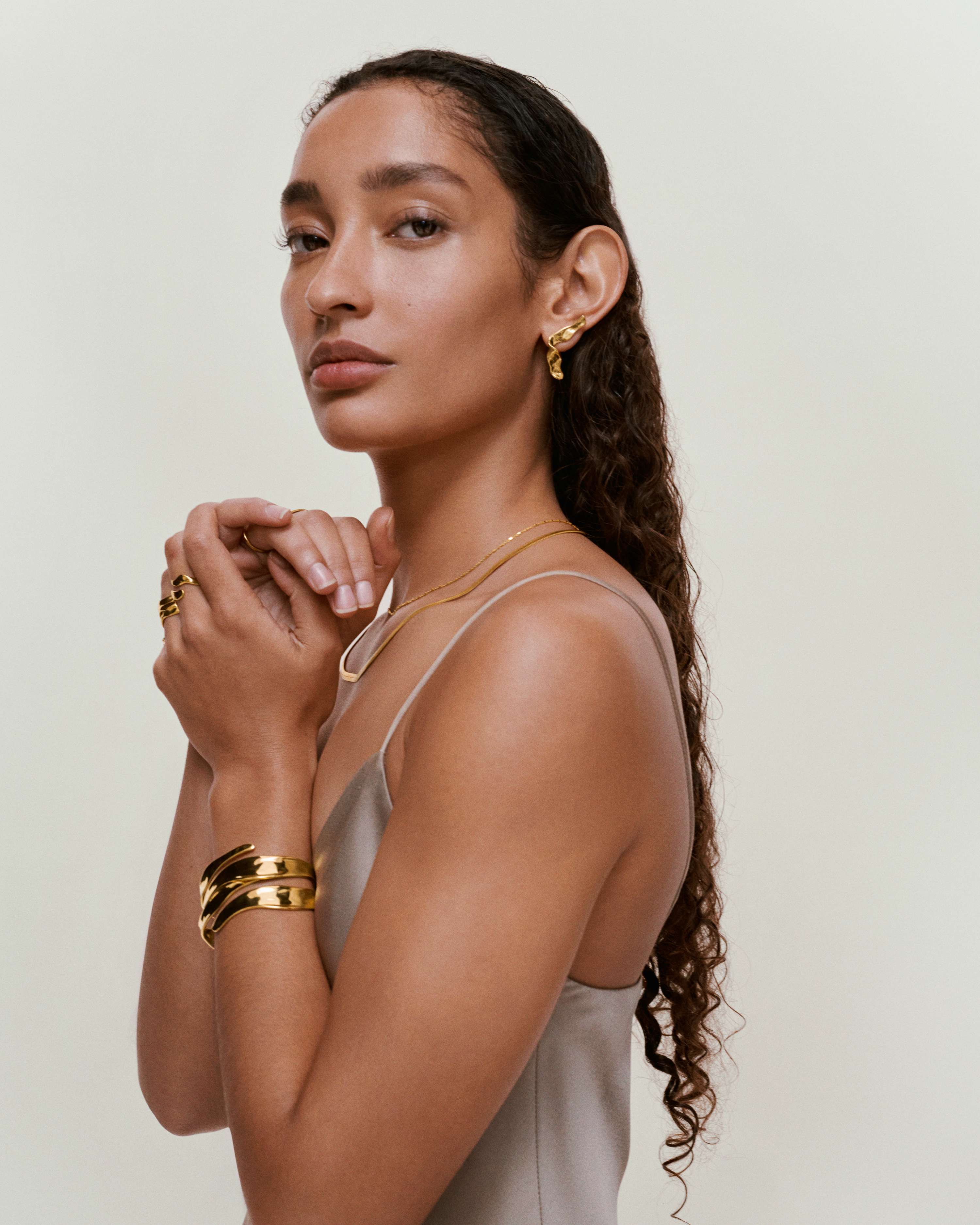 Monica Vinader : The Wave collection 2024Model Shoot by Camille Freemantle