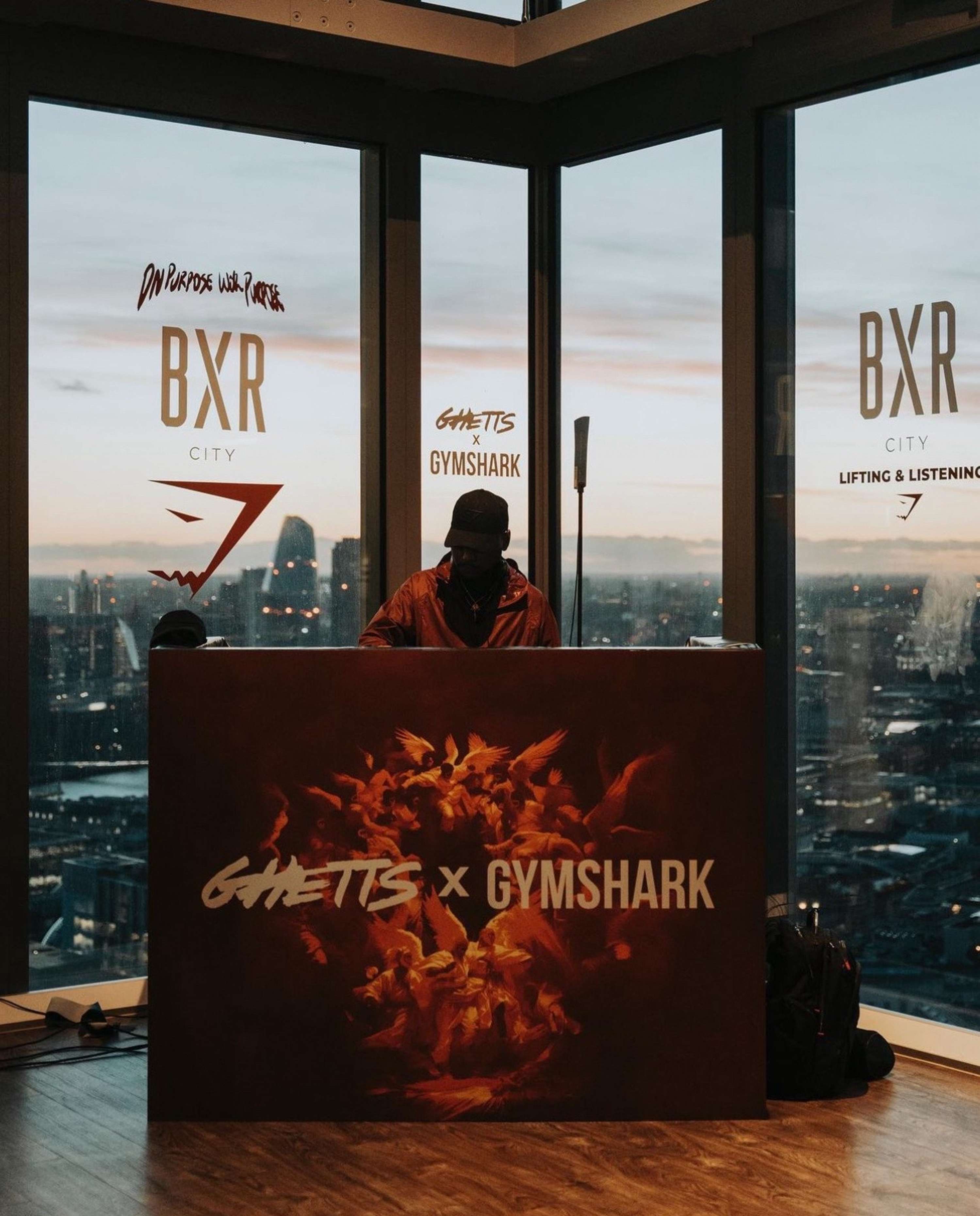 GHETTS x GYMSHARK PRESENTS 'ON PURPOSE, WITH PURPOSE' POP-UP AND LIFTING & LISTENING PARTY by Damien Bonnet