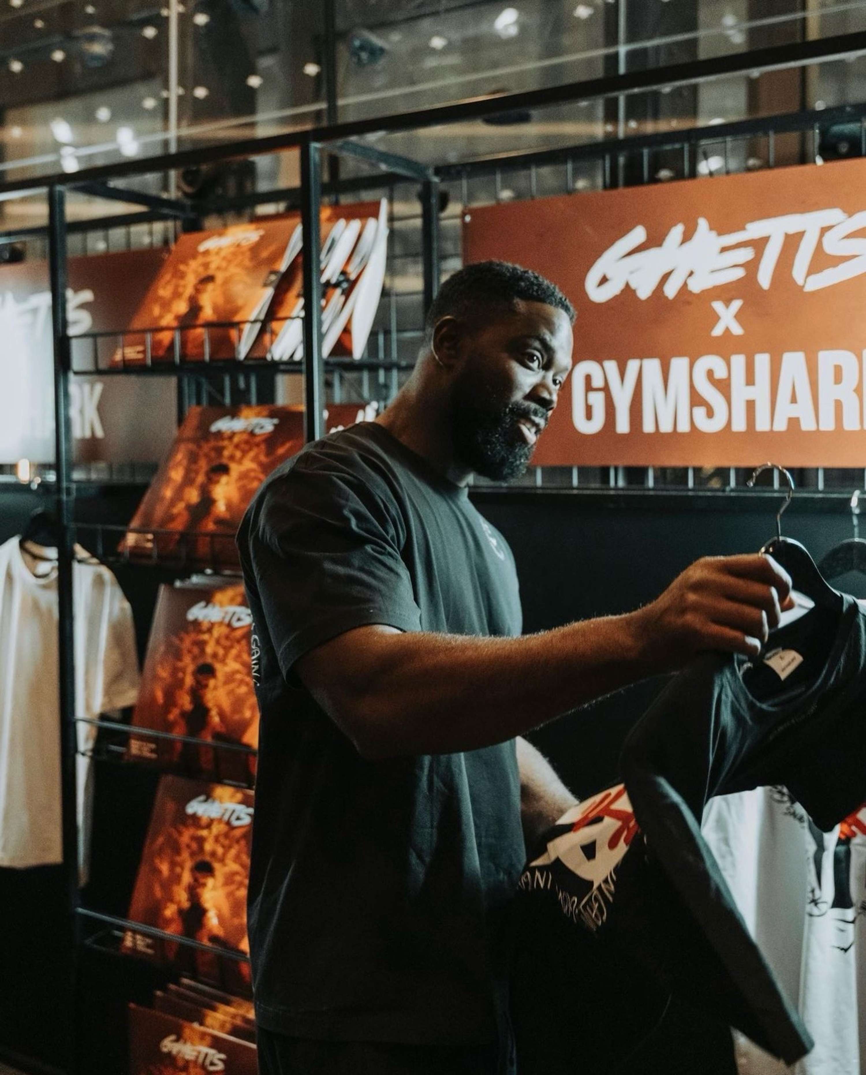 GHETTS x GYMSHARK PRESENTS 'ON PURPOSE, WITH PURPOSE' POP-UP AND LIFTING & LISTENING PARTY by Damien Bonnet