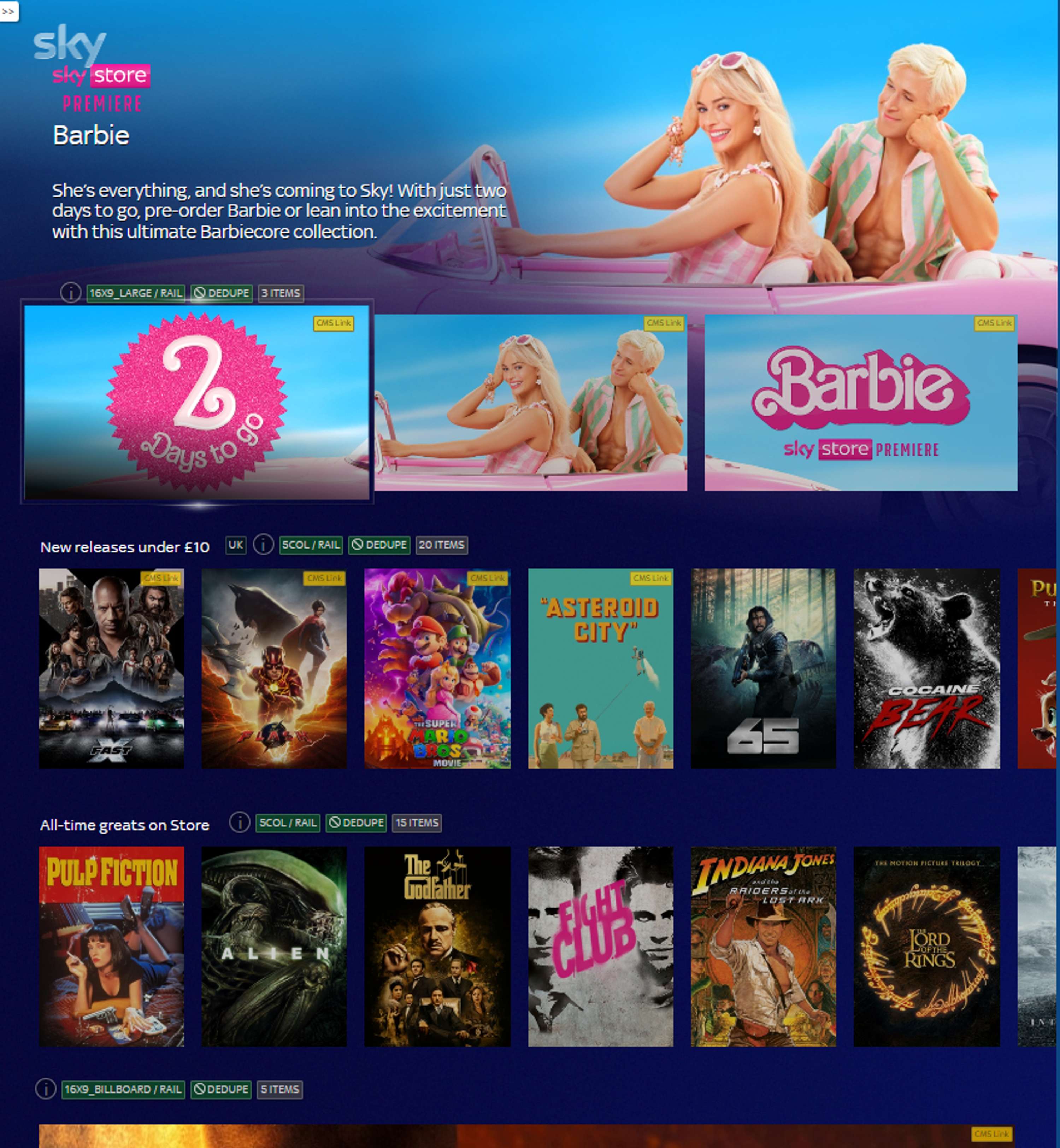 Barbie launch on Sky by Aysha Taylor