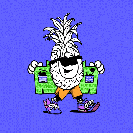 Art and Animation for Pineapple Records by Sanja Grozdanovic