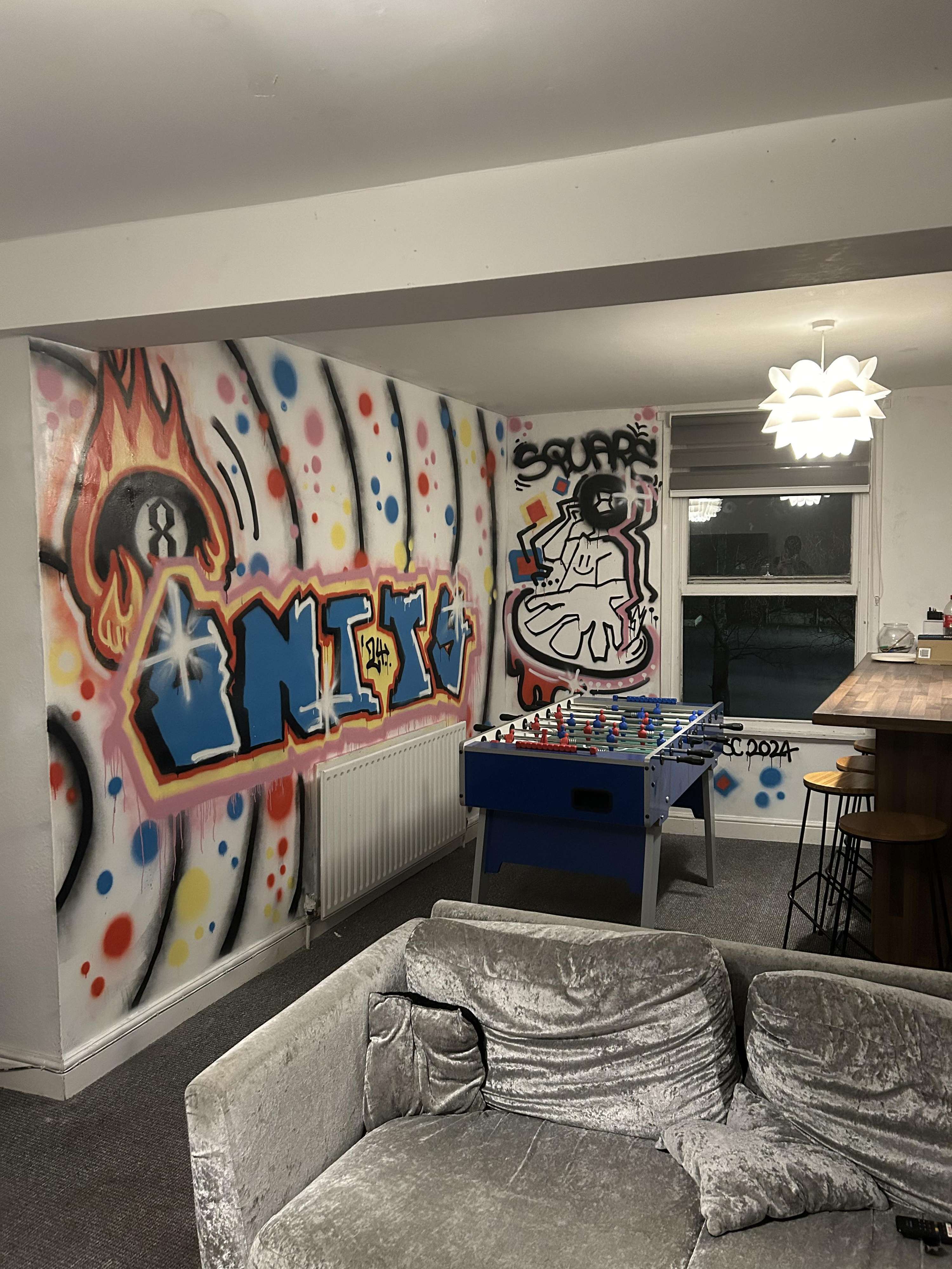 8 Unity Square - Mural Commission by brad houston