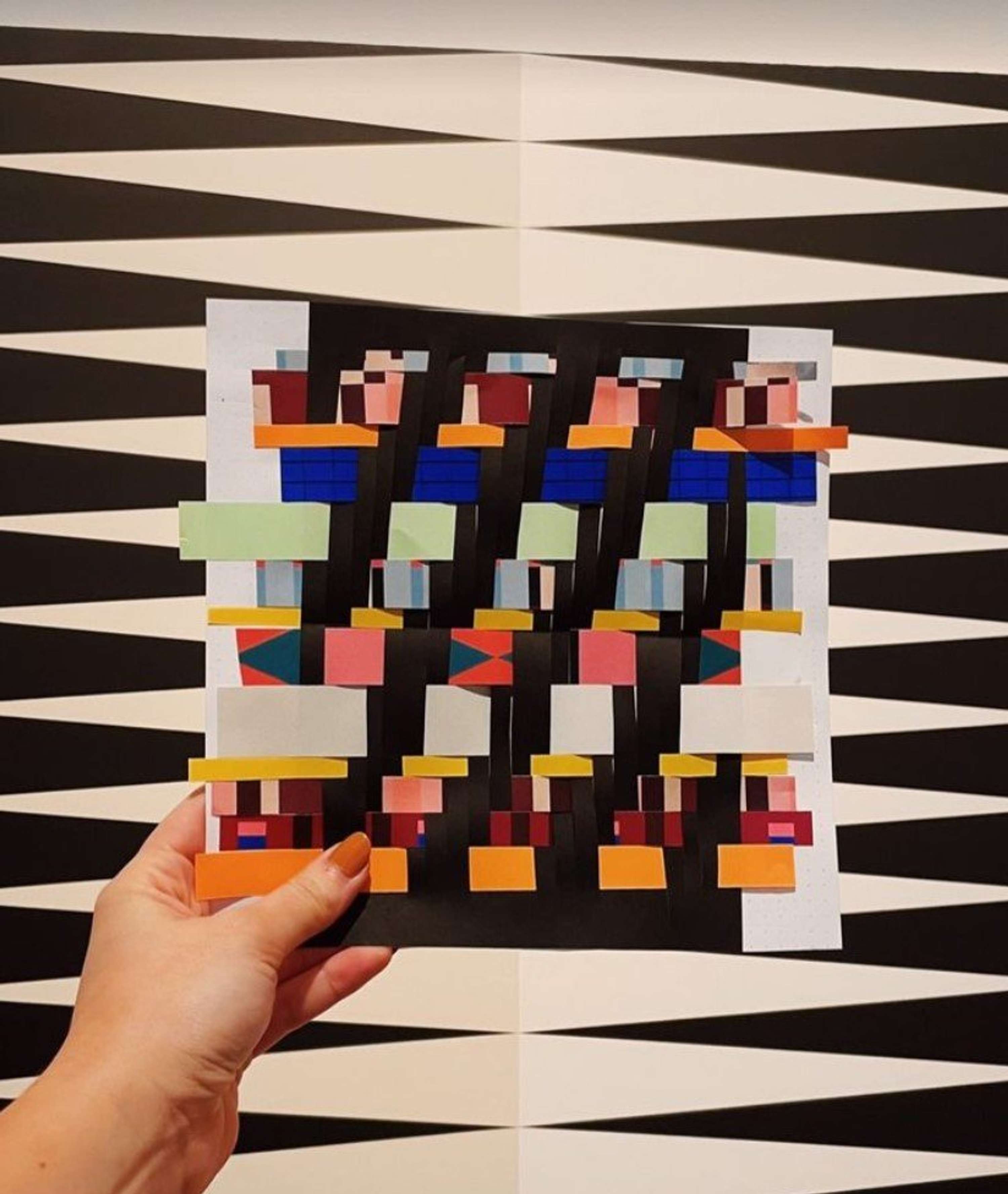 Paper Weaving Jordan Ann Craig by Eliza Groth