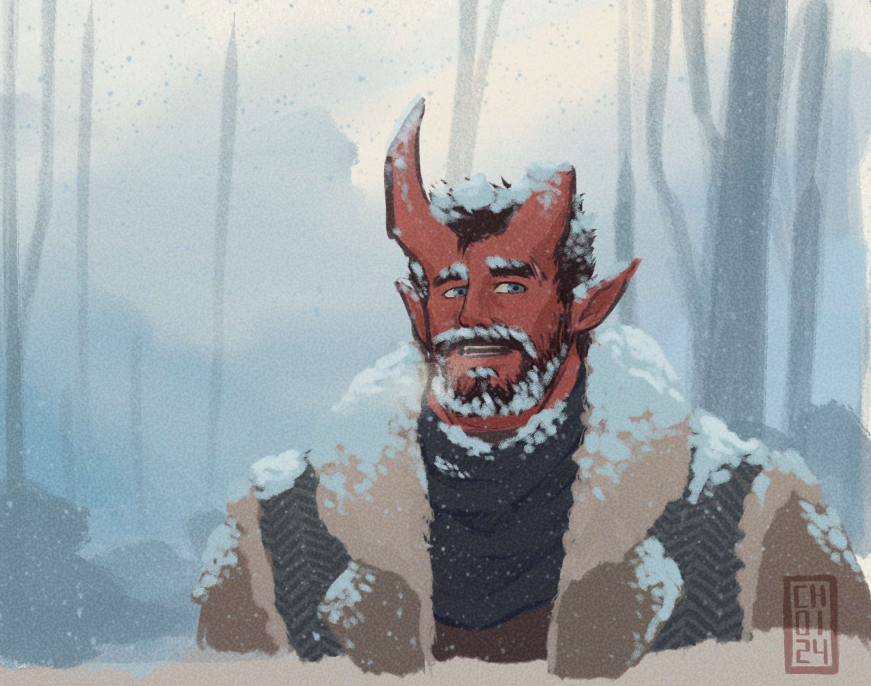D&D Character Art Commissions by Charlie Halabi
