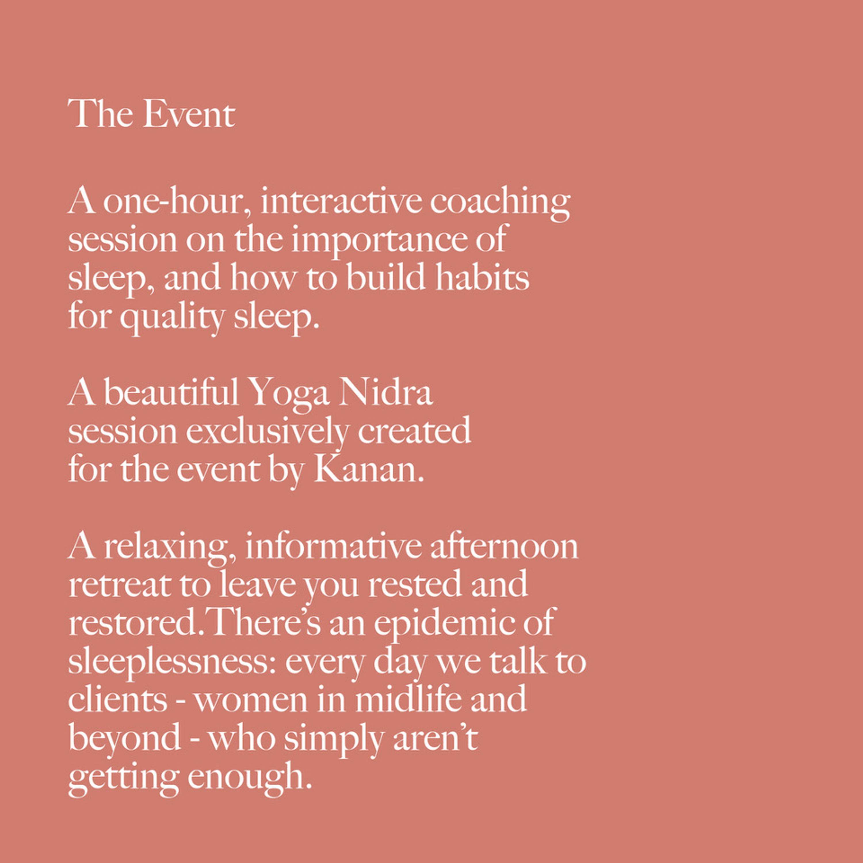 The Sleep Reset. by Kanan Thakerar
